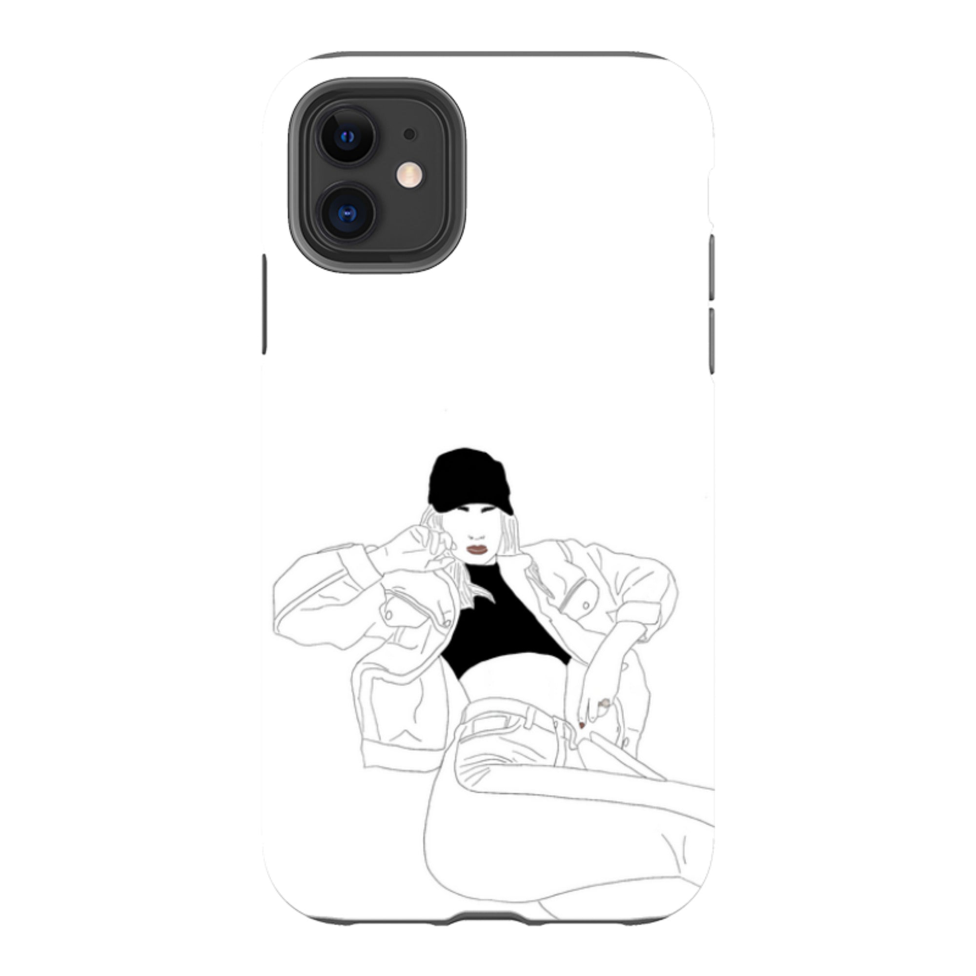 Black Cap by Keagan Haight - iPhone Tough Case