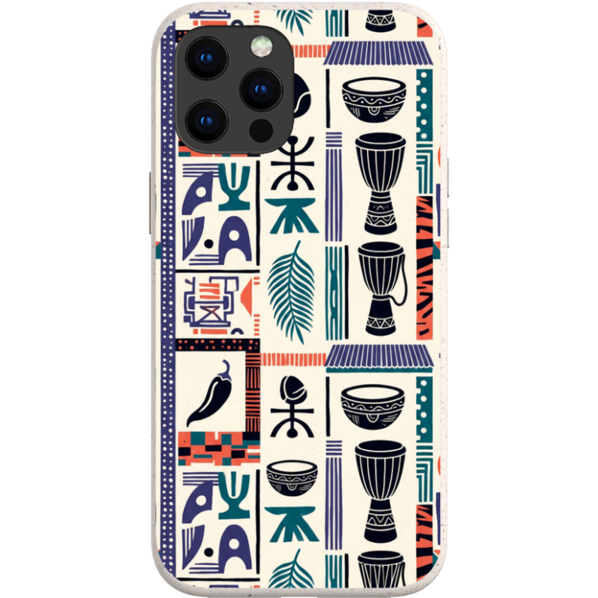Market Day Icons by Ada Okoye — iPhone 13 Pro Max iPhone Bio-degradable Case — Finnaij