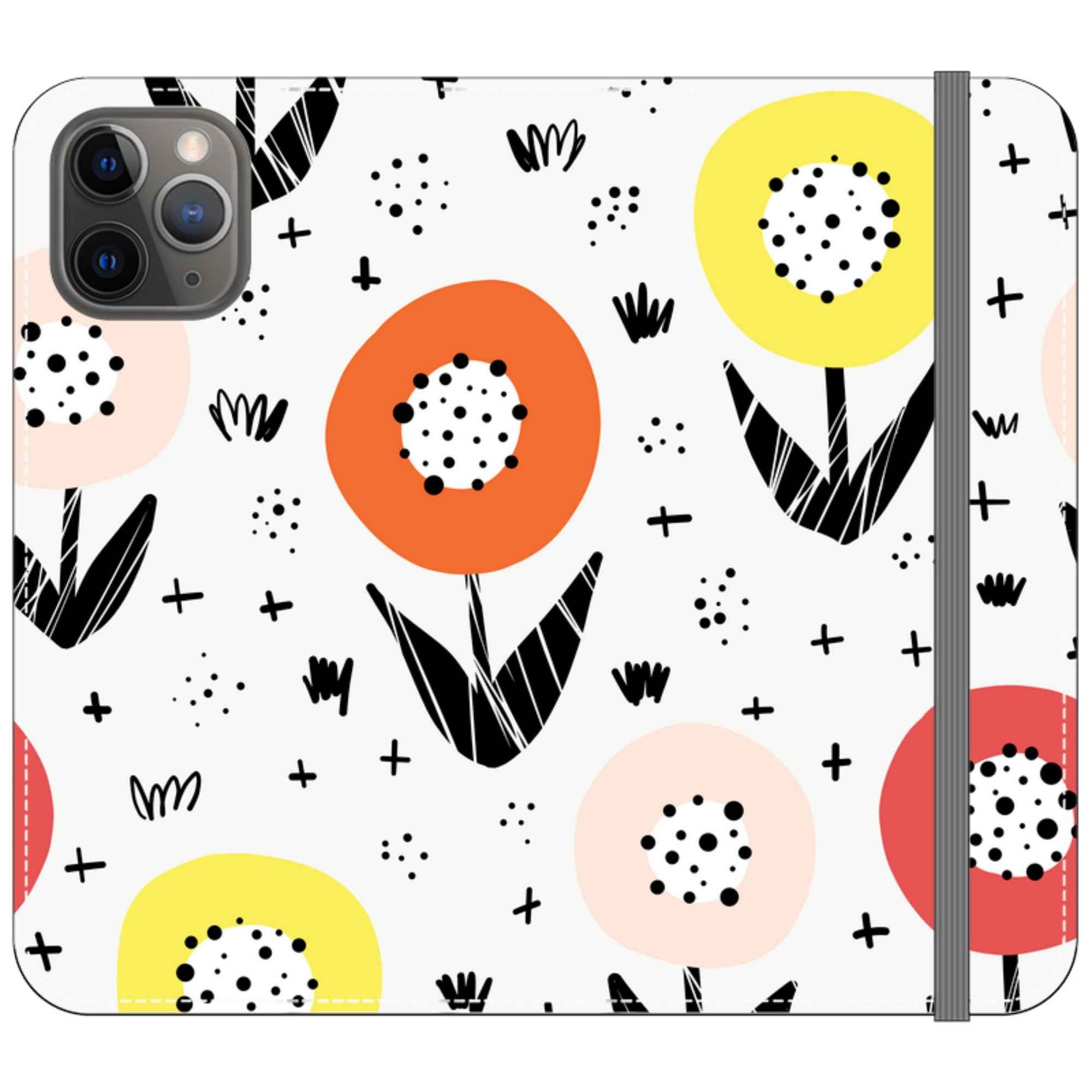 Botanical Doodle — iPhone 11 Pro Wallet Case — Finnaij