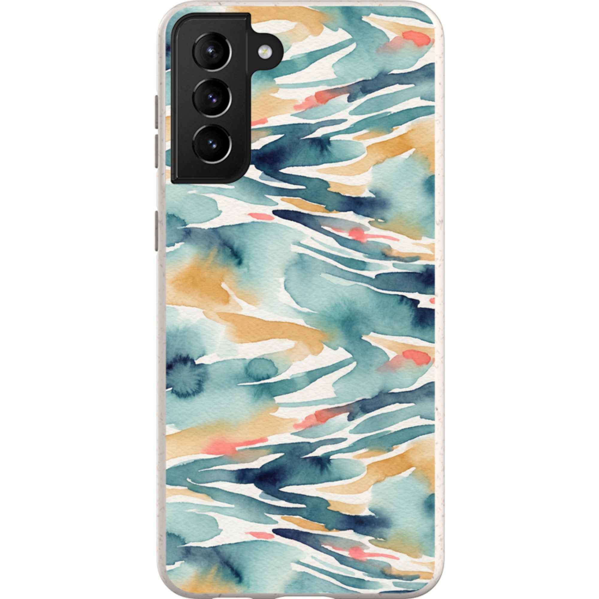 River Reflection Pattern Crop by Tobi Akinyemi - Samsung Galaxy Bio-degradable Case