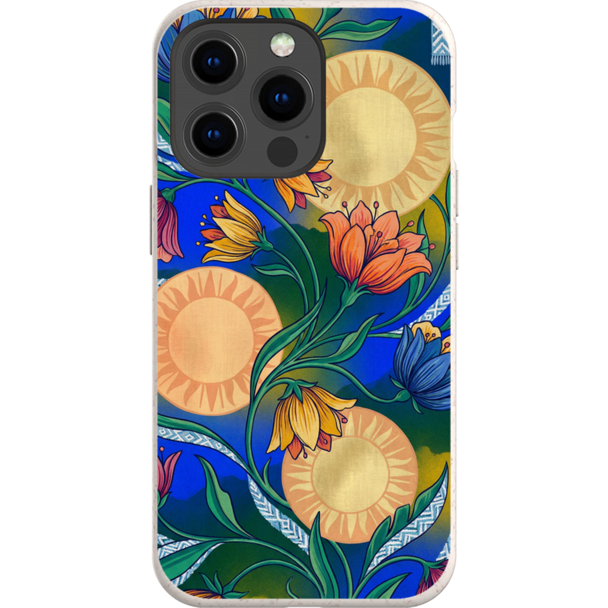 Midnight Sun Garden by Aino Kallio — iPhone 13 Pro iPhone Bio-degradable Case — Finnaij