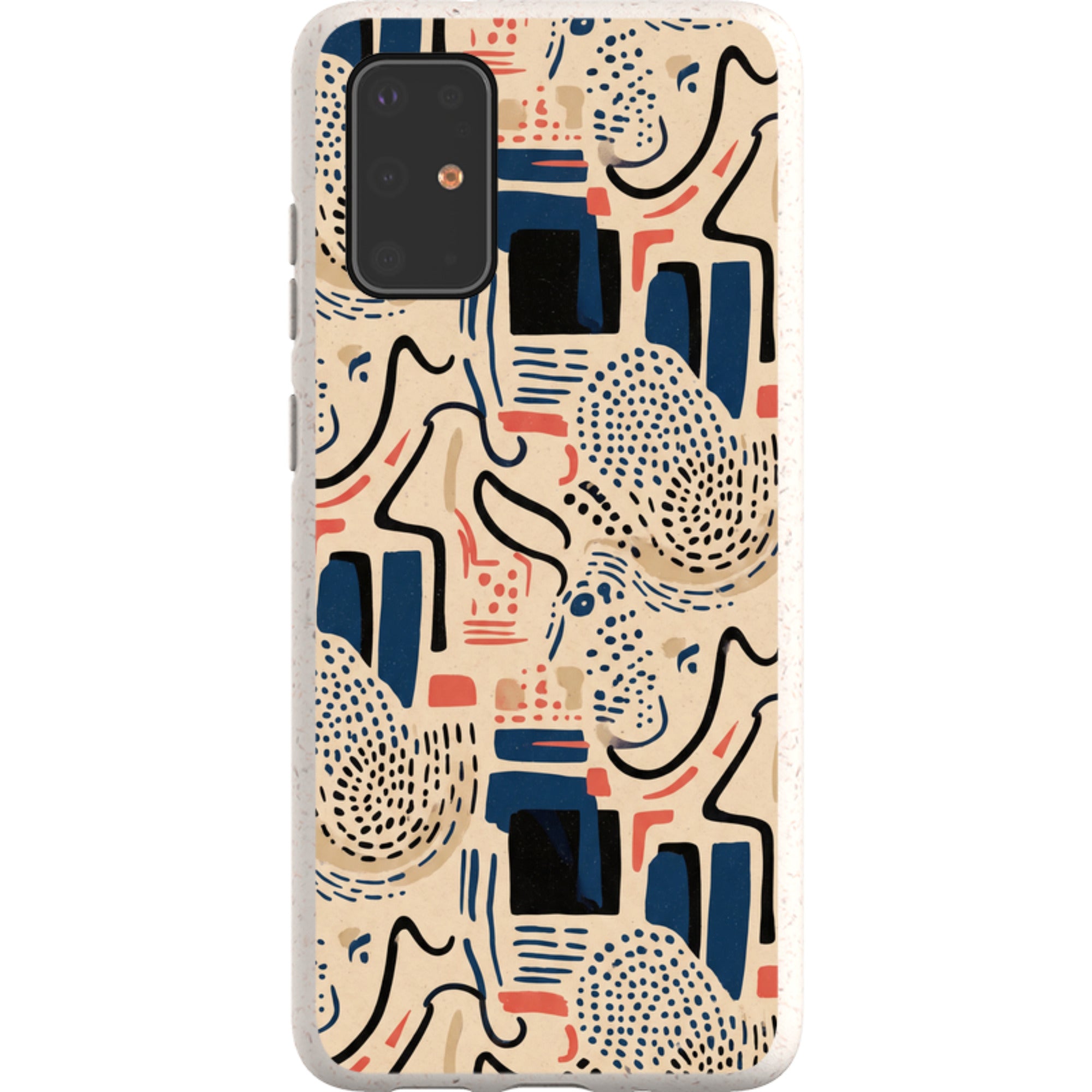 Sandstone Adire by Ada Okoye — Galaxy Bio-degradable Case for Samsung Galaxy — Finnaij