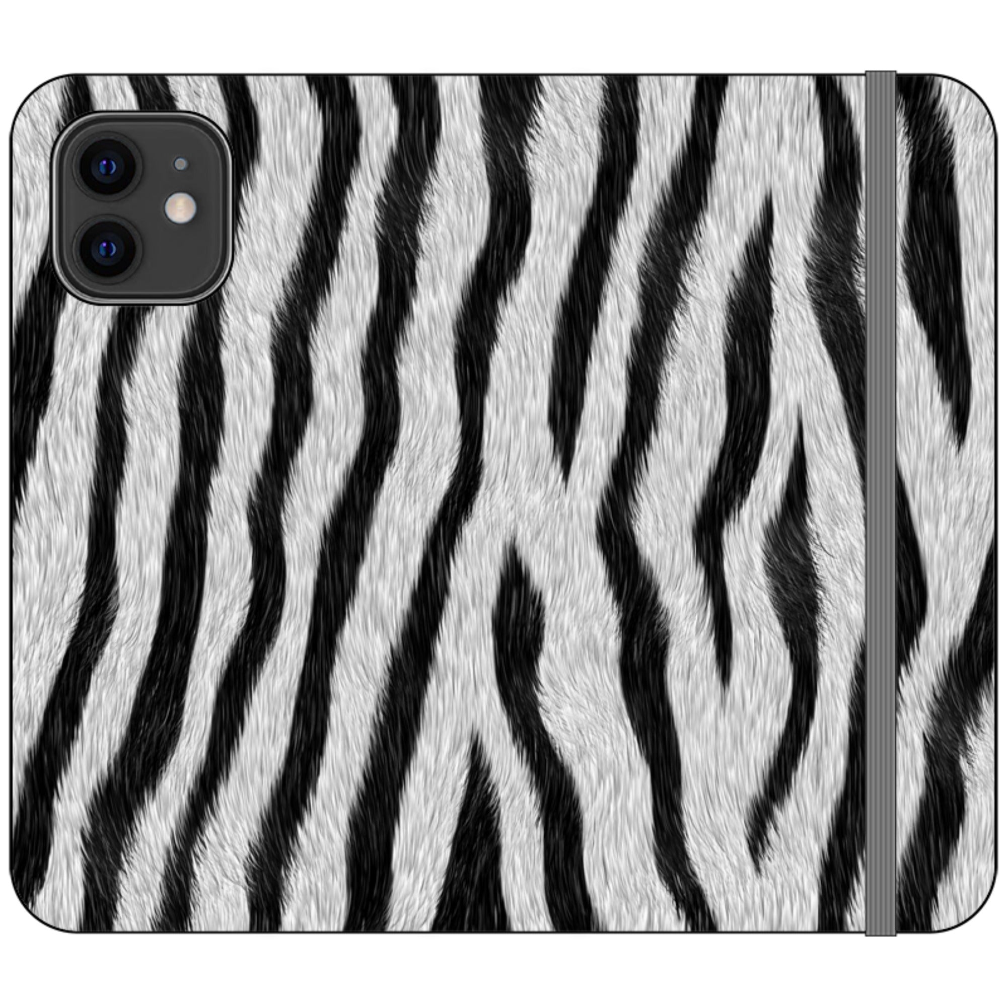 Zebra Groove - Folio Wallet Case - Finnaij
