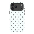 Monogram Snow — iPhone 17 Pro Max Magsafe Tough Case — Finnaij