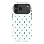 Monogram Snow — iPhone 17 Pro Max Magsafe Tough Case — Finnaij