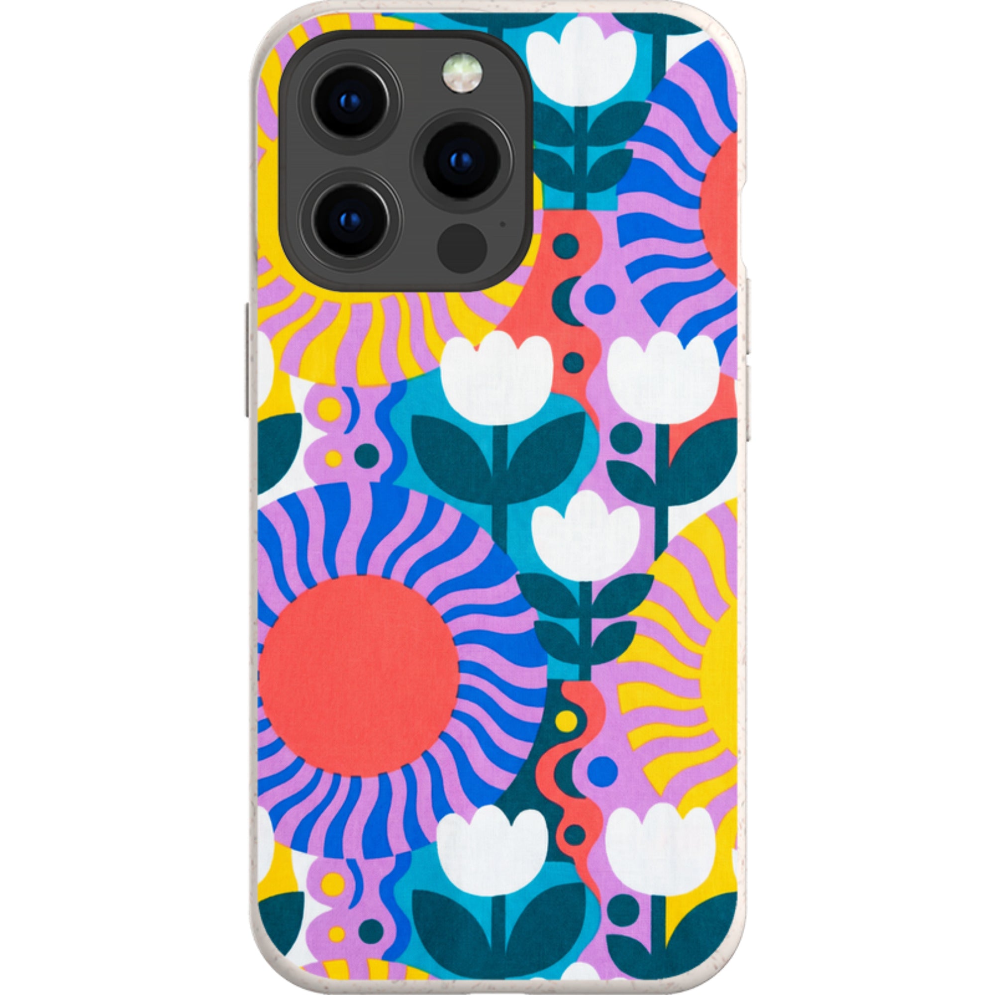 Midnight Sun Mod Bloom by Salla Niemi — iPhone 13 Pro iPhone Bio-degradable Case — Finnaij