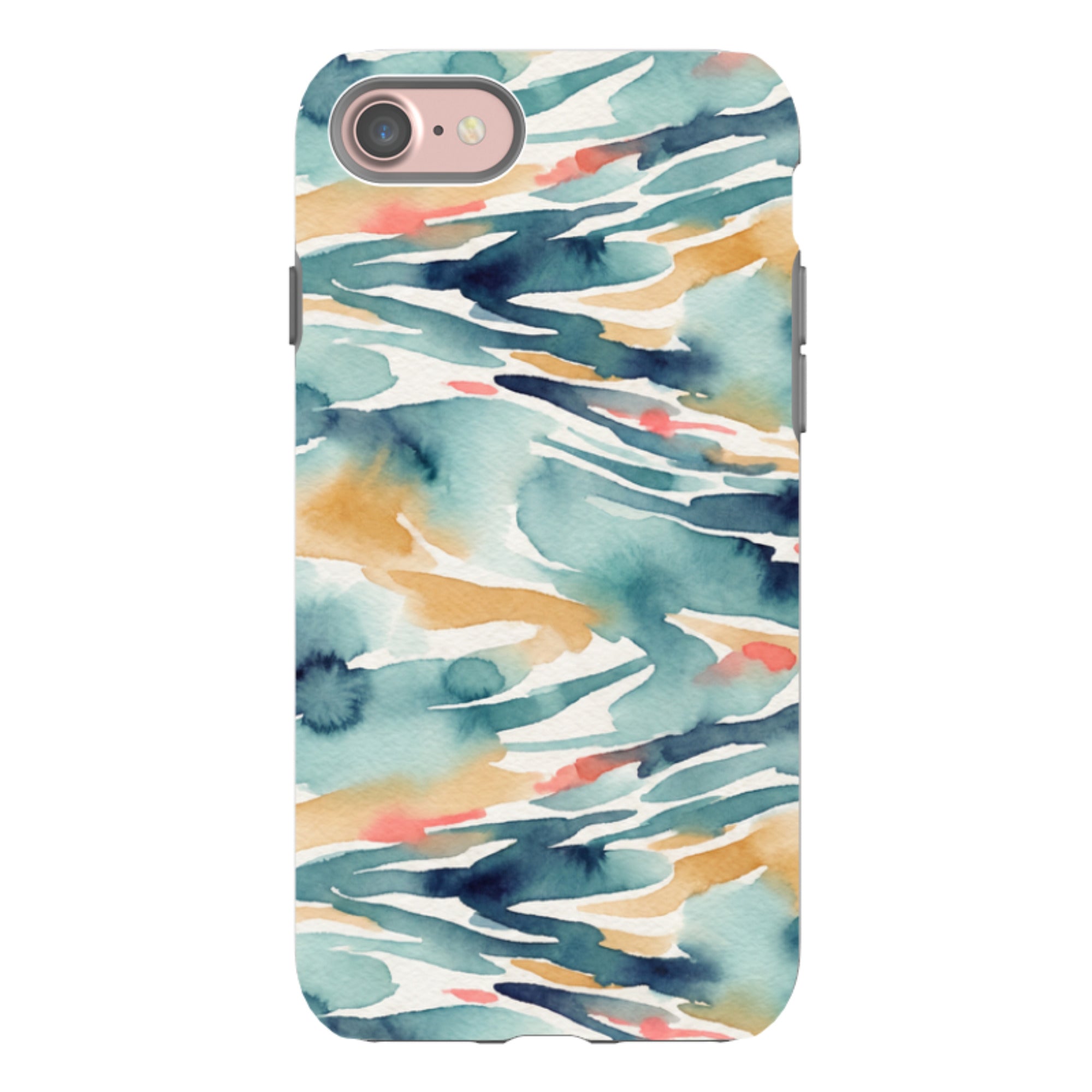 River Reflection Pattern Crop by Tobi Akinyemi - iPhone Tough Case