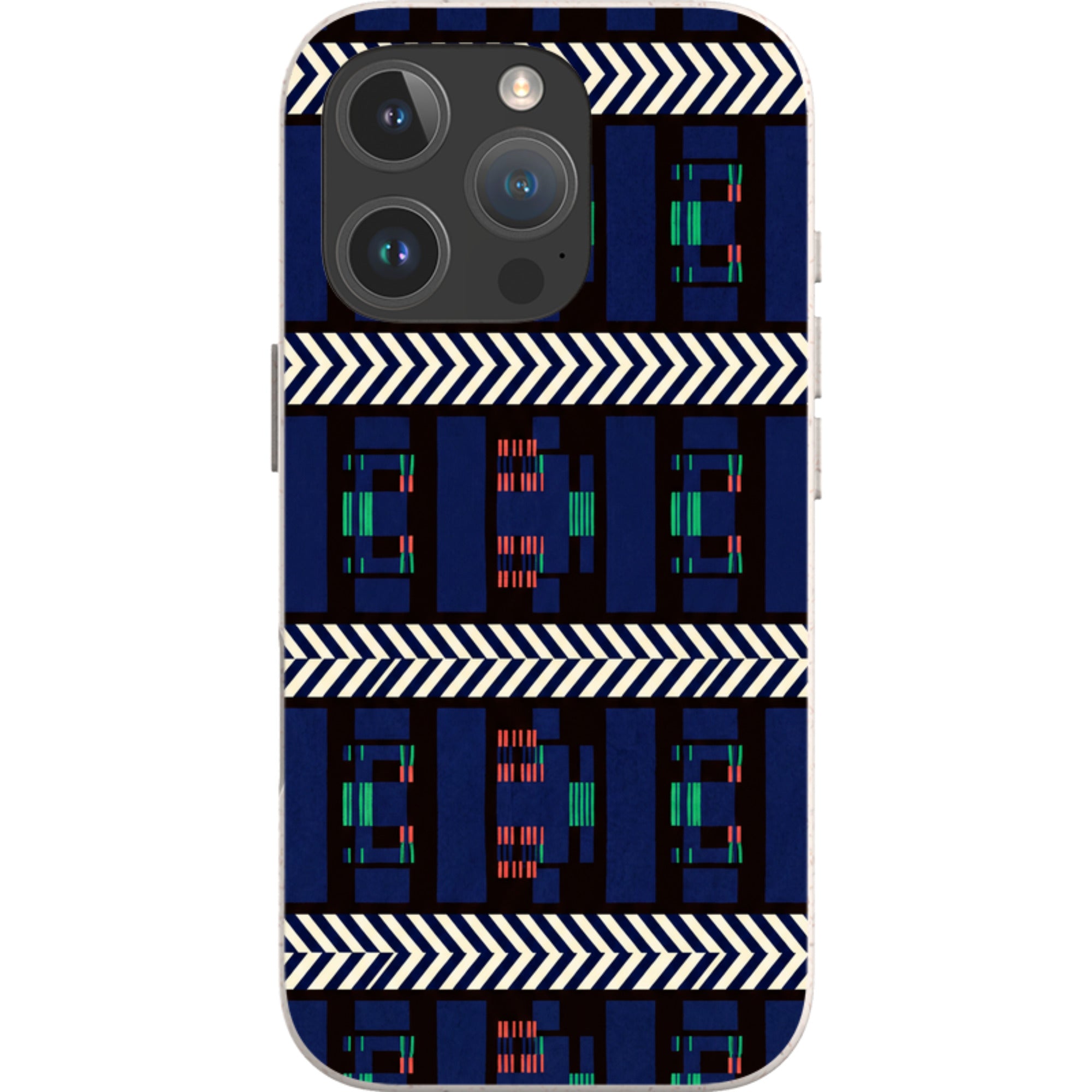 Midnight Aso-Oke by Ada Okoye — iPhone 16 Pro Max iPhone Bio-degradable Case — Finnaij