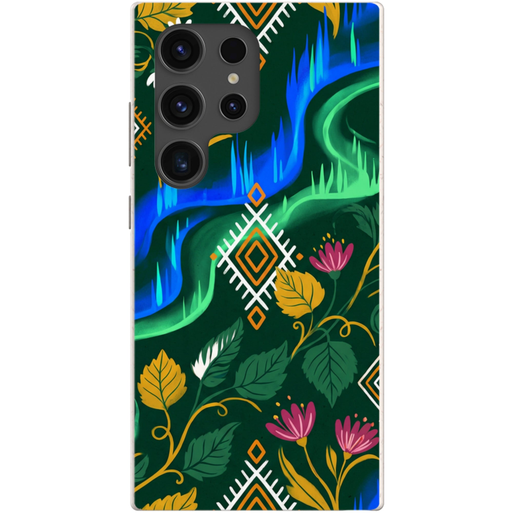 Aurora Birch Bloom by Aino Kallio — Samsung Galaxy Bio-degradable Case — Finnaij