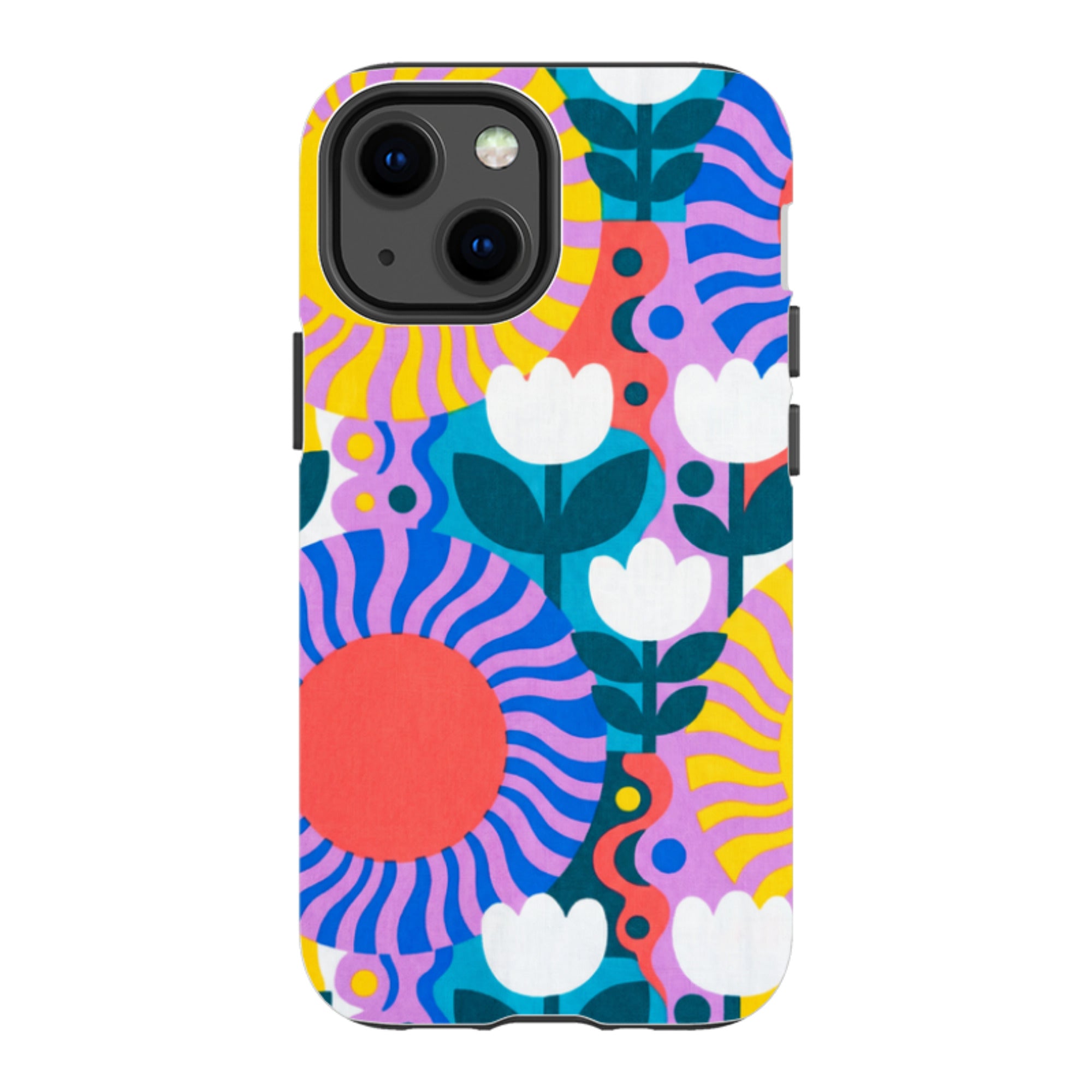 Midnight Sun Mod Bloom by Salla Niemi - iPhone Tough Case