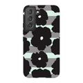 Bold Floral Black — S22 Tough Case — Finnaij