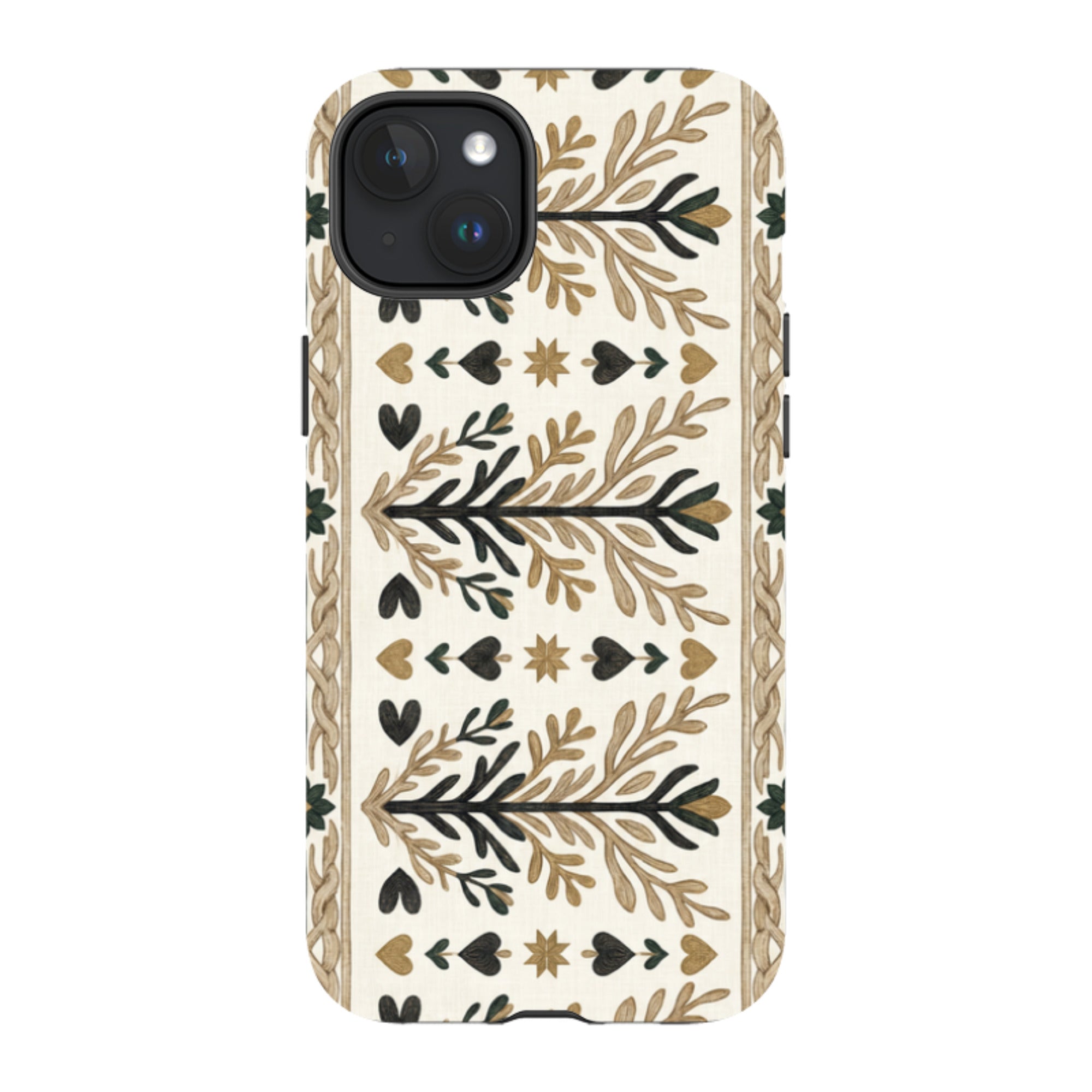 Heritage Border by Elsi Vaarala — iPhone 15 Plus Magsafe Tough Case — Finnaij