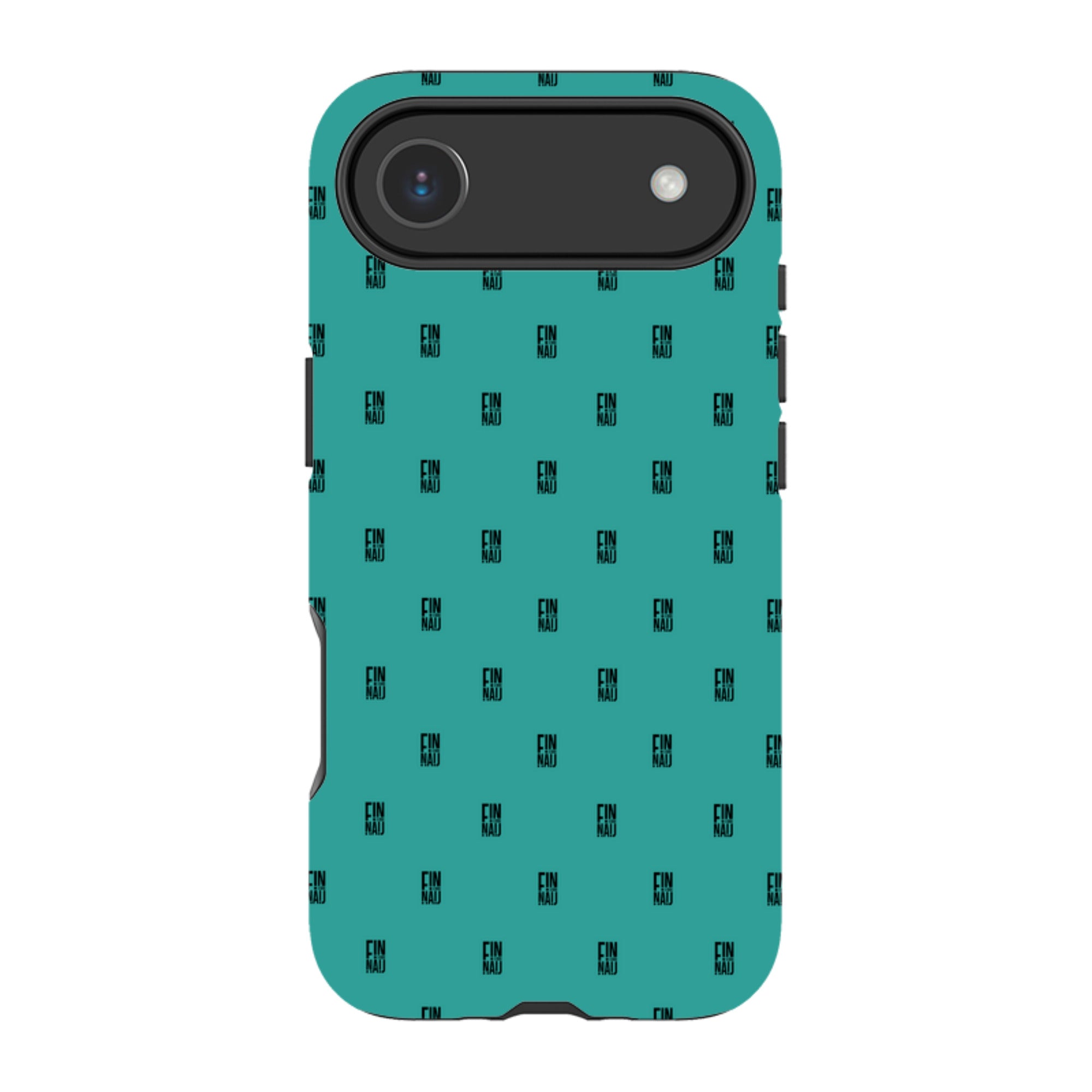 Monogram Teal — iPhone Air Magsafe Tough Case — Finnaij