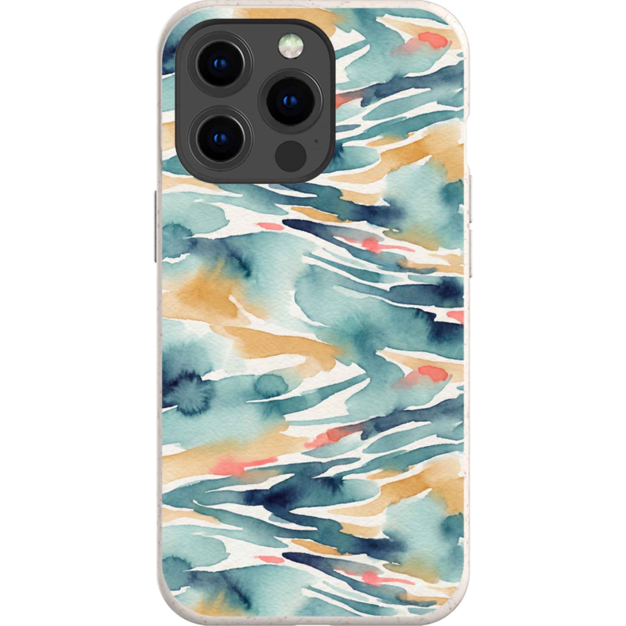 River Reflection Pattern Crop by Tobi Akinyemi — iPhone 13 Pro iPhone Bio-degradable Case — Finnaij