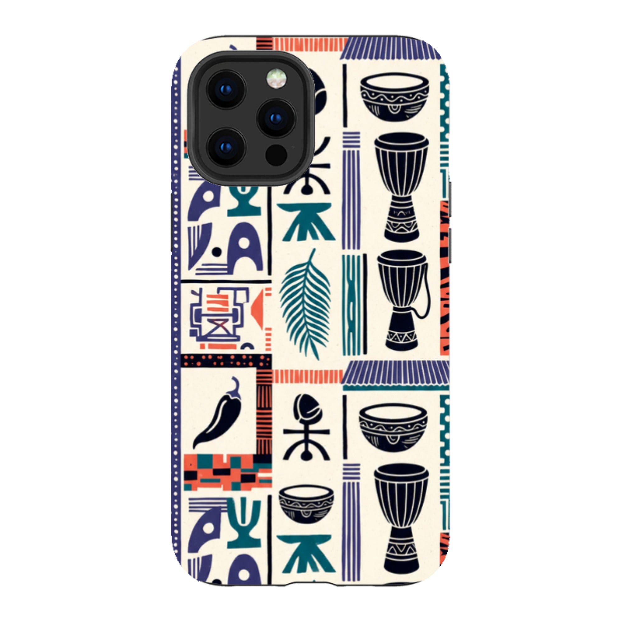 Market Day Icons by Ada Okoye - iPhone Tough Case