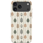 Birch and Linen Pattern by Elsi Vaarala — iPhone 17 Pro Max iPhone Bio-degradable Case — Finnaij