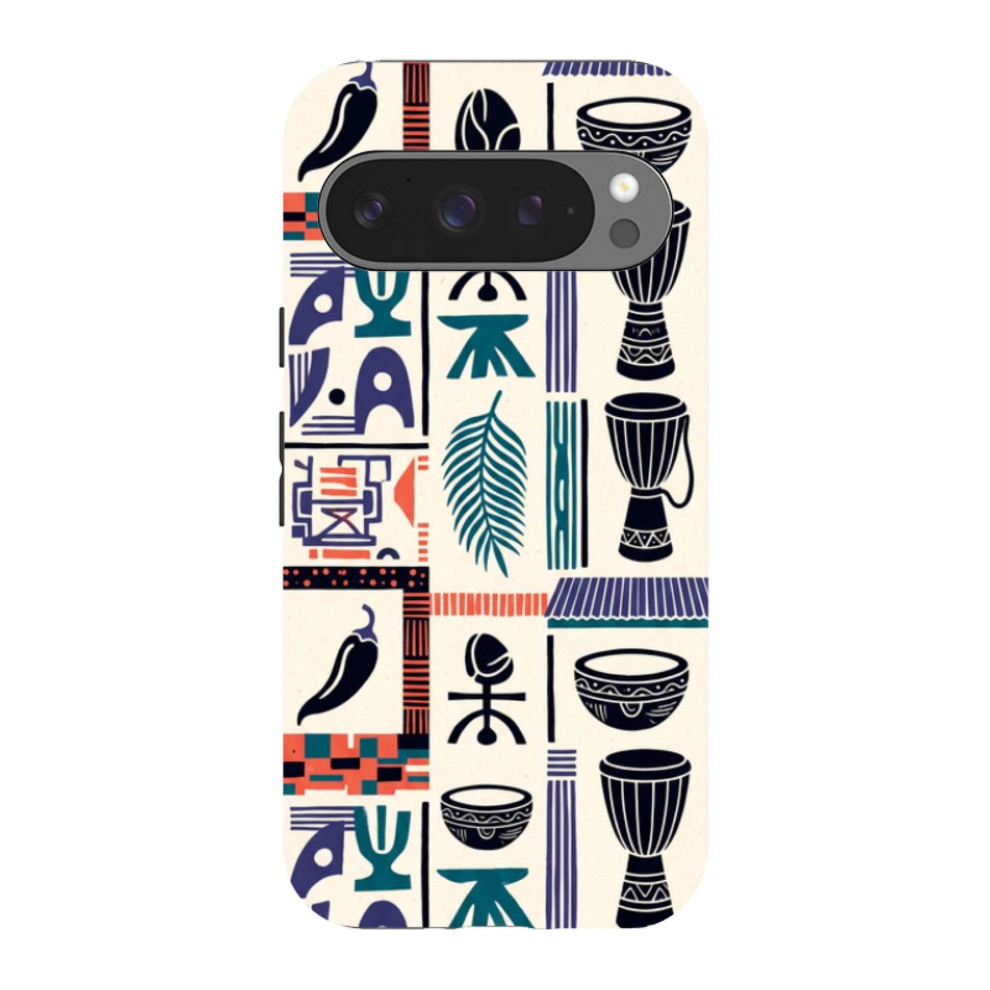 Market Day Icons by Ada Okoye — Tough Case for Google Pixel — Finnaij