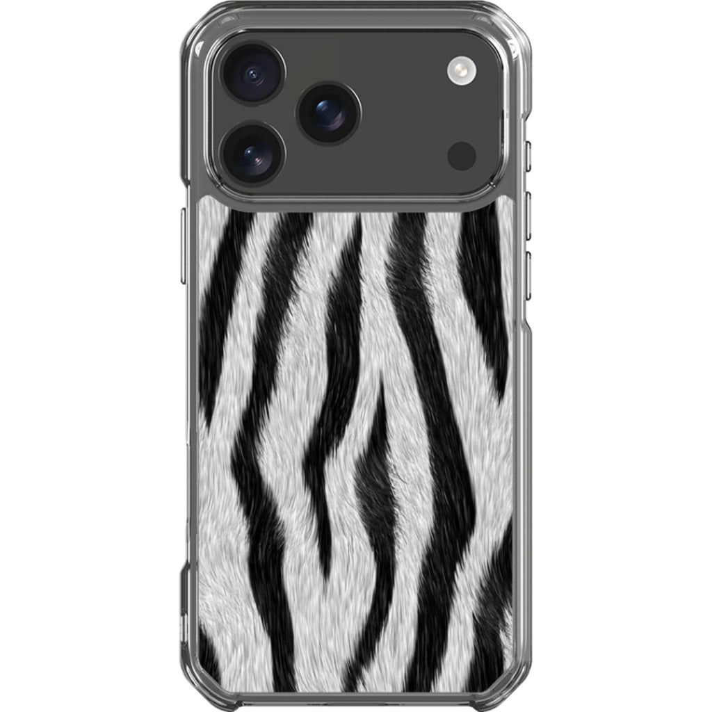 Zebra Groove — Apple iPhone Magsafe Clear Impact Case — Finnaij