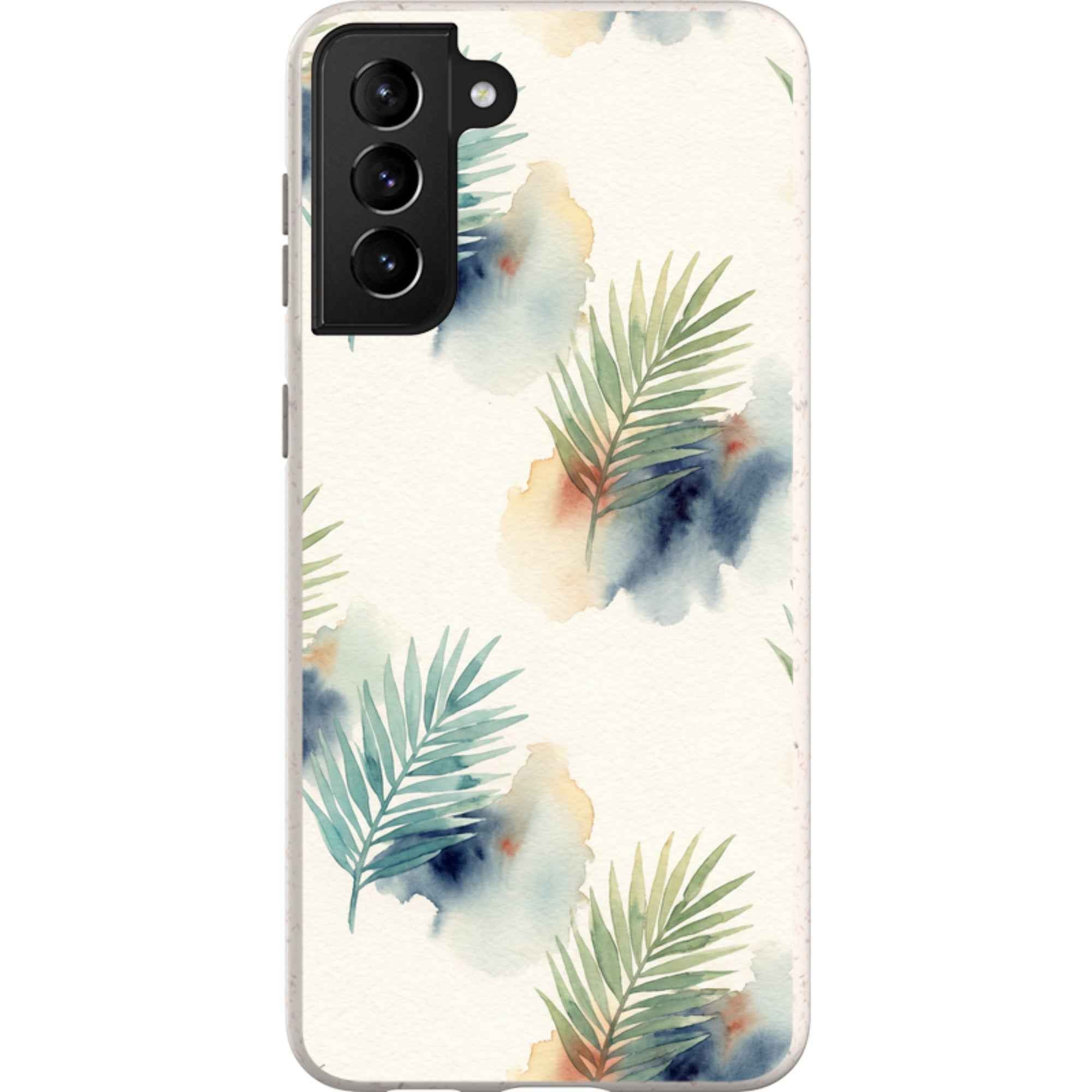 Palm Frond Breeze Pattern by Tobi Akinyemi - Samsung Galaxy Bio-degradable Case