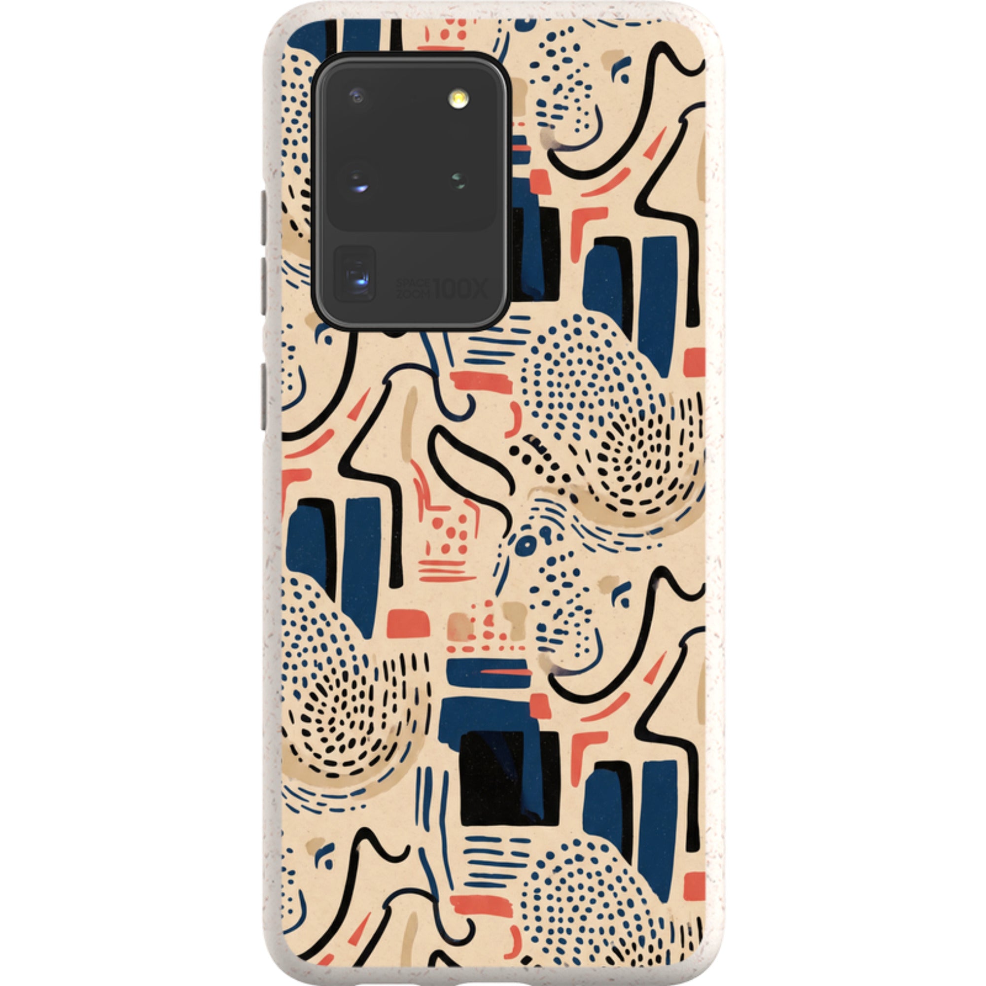 Sandstone Adire by Ada Okoye — Galaxy Bio-degradable Case for Samsung Galaxy — Finnaij