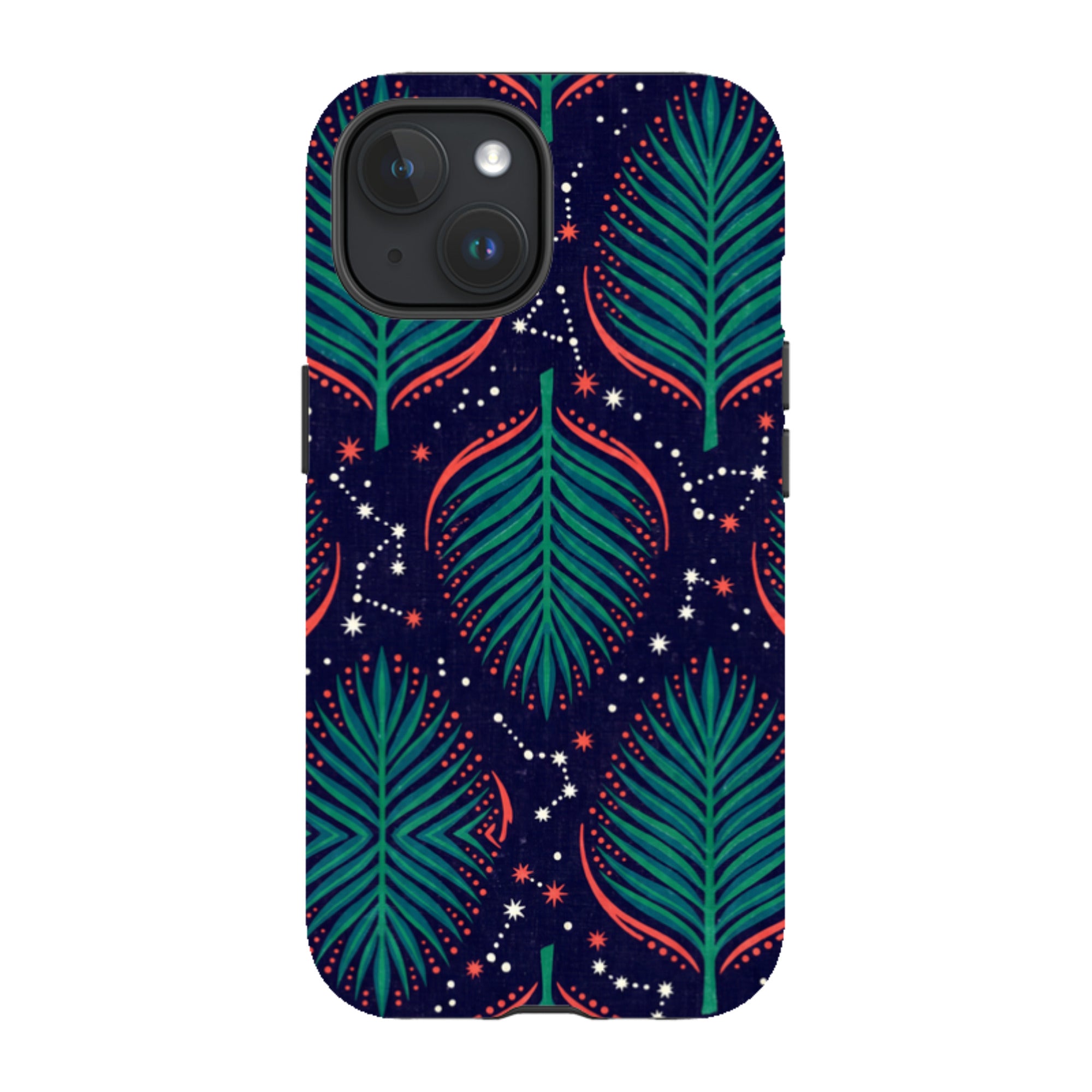 Palm Frond Constellations by Ada Okoye — iPhone 15 MagSafe Tough Case — Finnaij
