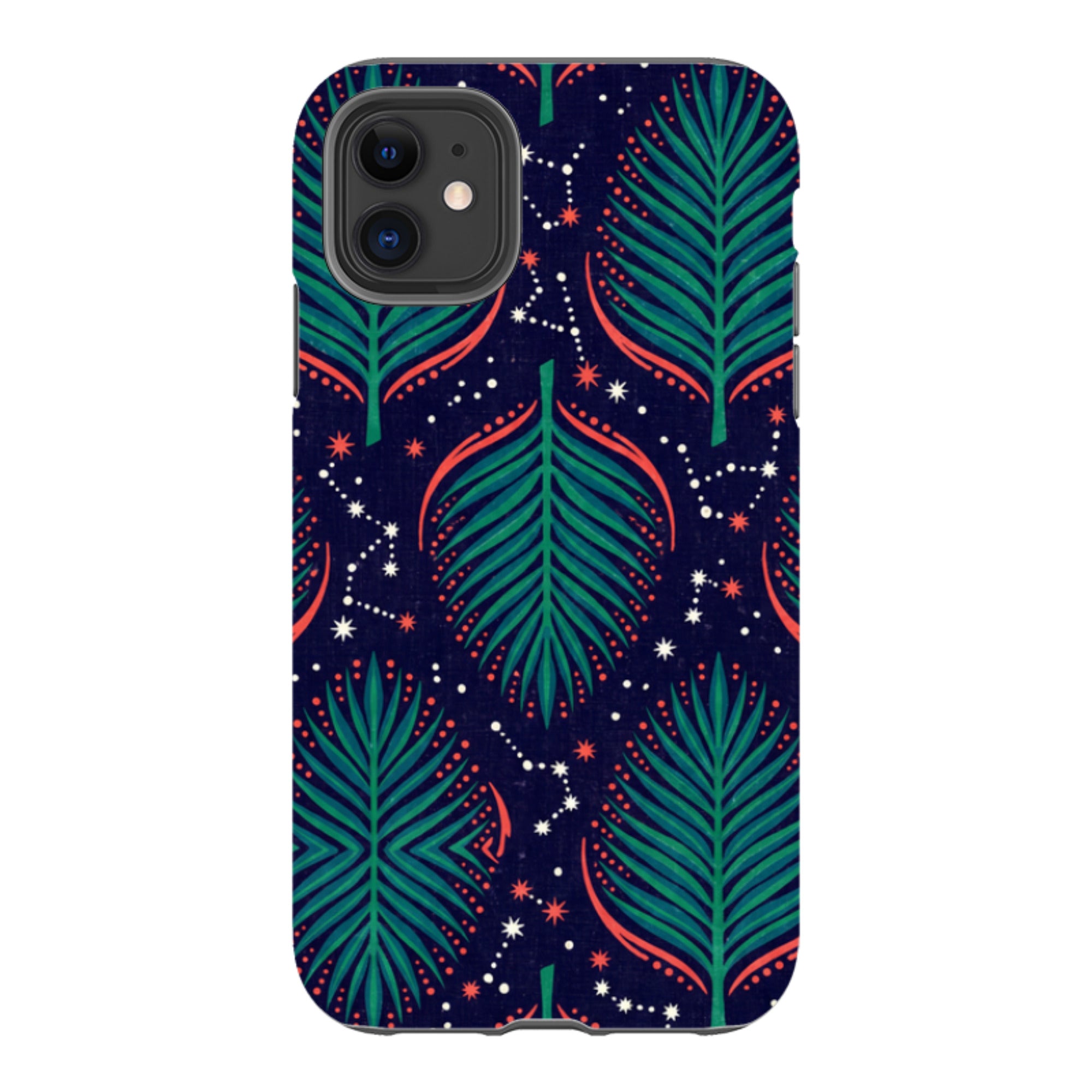Palm Frond Constellations by Ada Okoye - iPhone Tough Case
