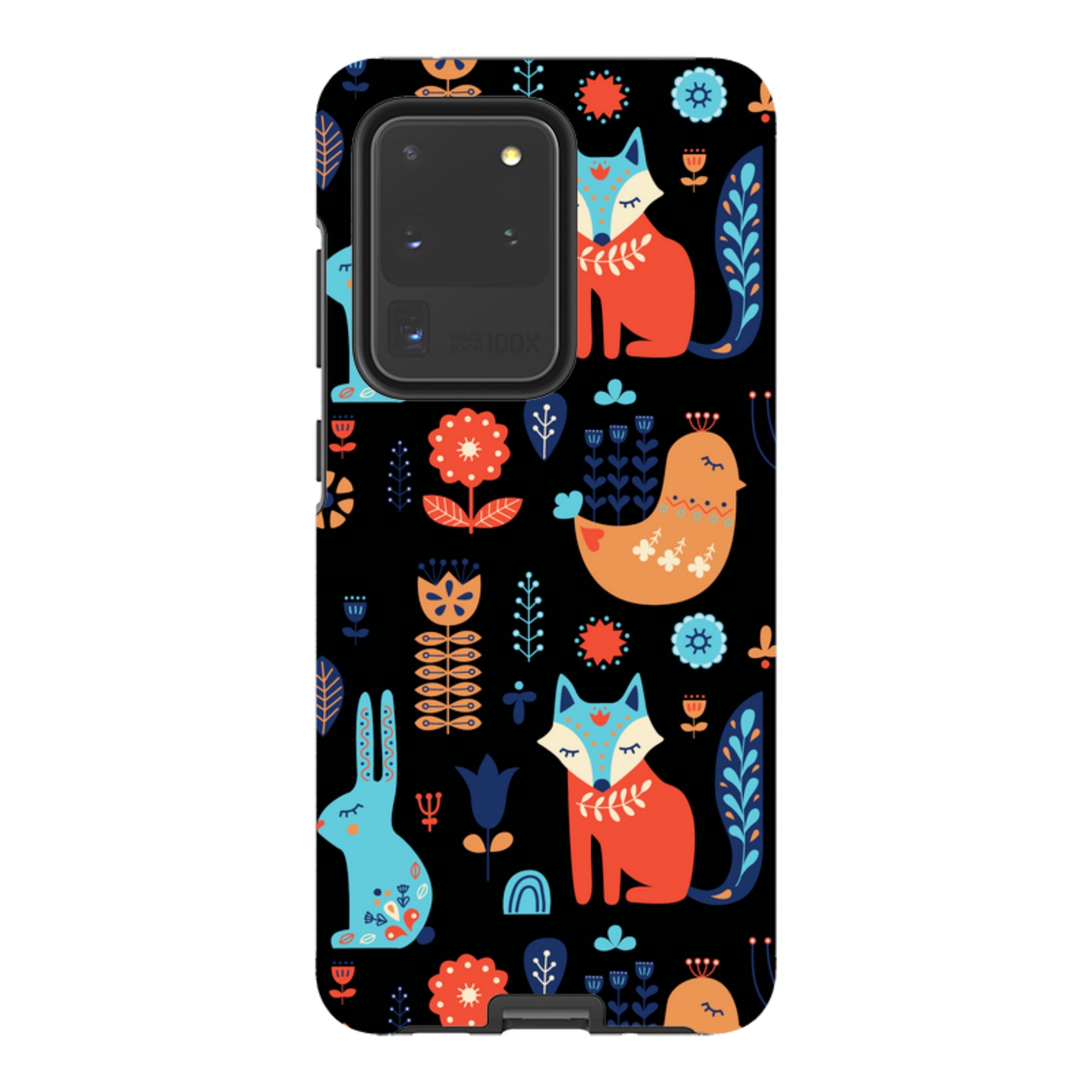 Nordic Ornament Black - Samsung Tough Case