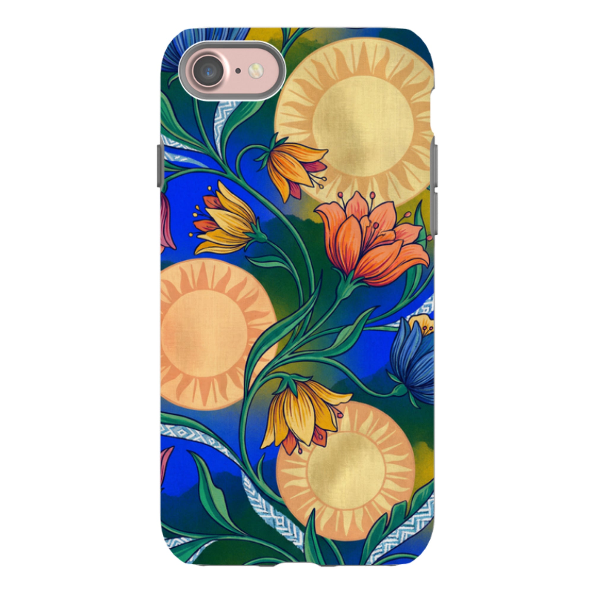 Midnight Sun Garden by Aino Kallio - iPhone Tough Case