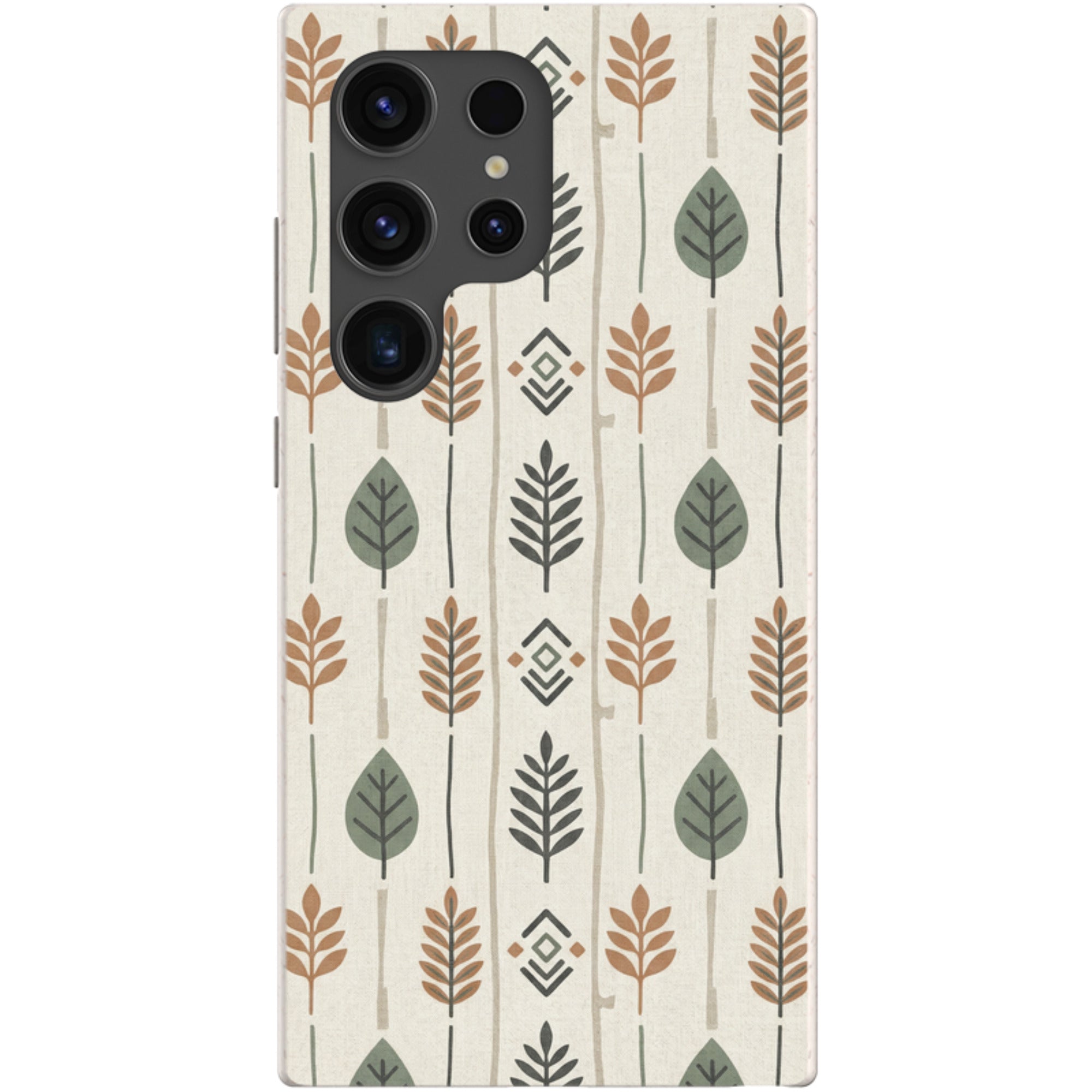 Birch and Linen Pattern by Elsi Vaarala — Samsung Galaxy Bio-degradable Case — Finnaij
