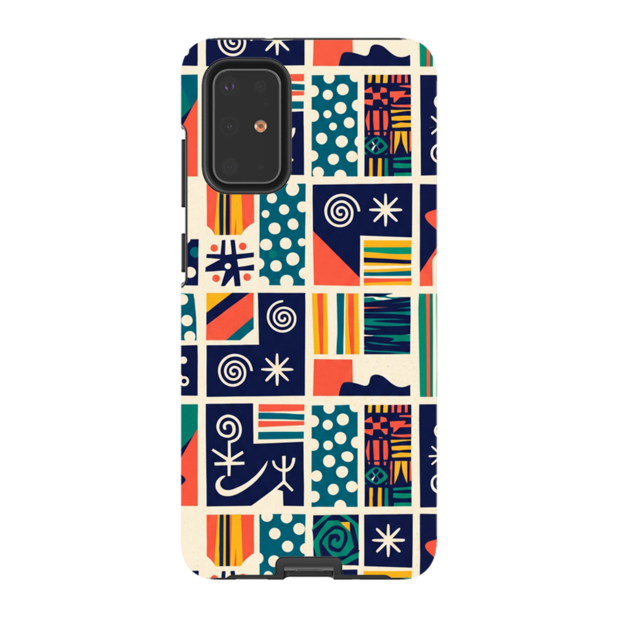 Coastal Indigo Tiles by Ada Okoye - Samsung Tough Case