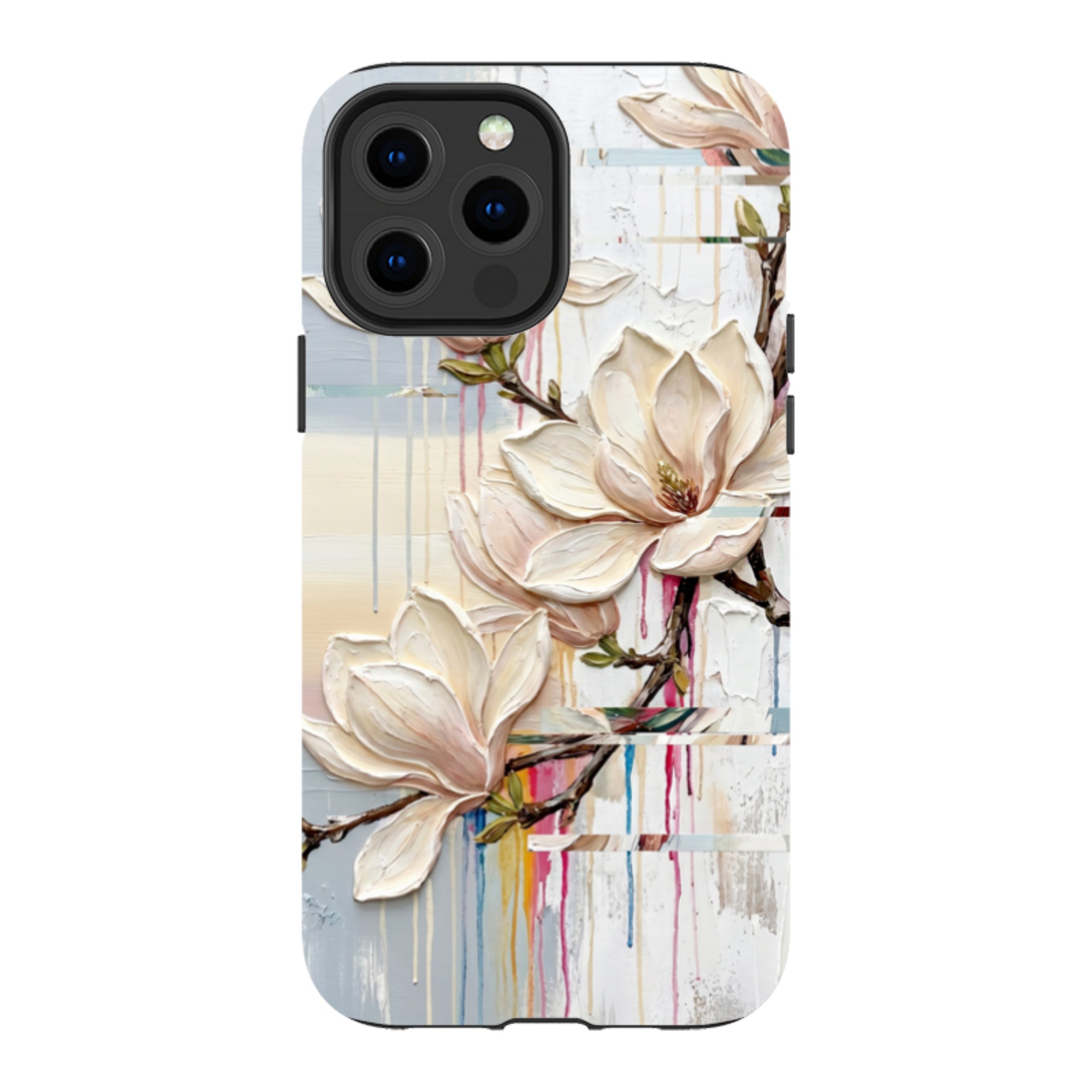 Magnolia Branches by Frida Lövström — iPhone 13 Pro Max Magsafe Tough Case — Finnaij