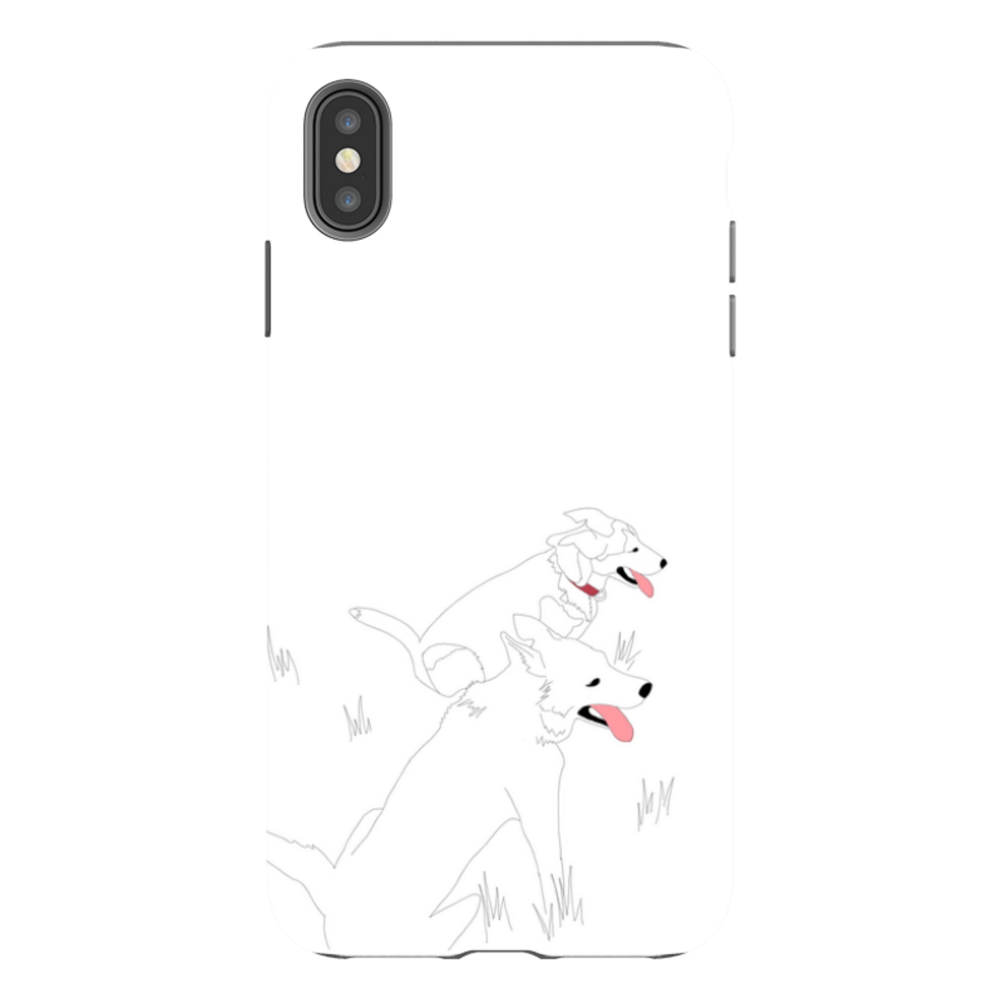 Sunny and Kit Kat by Keagan Haight - iPhone Tough Case