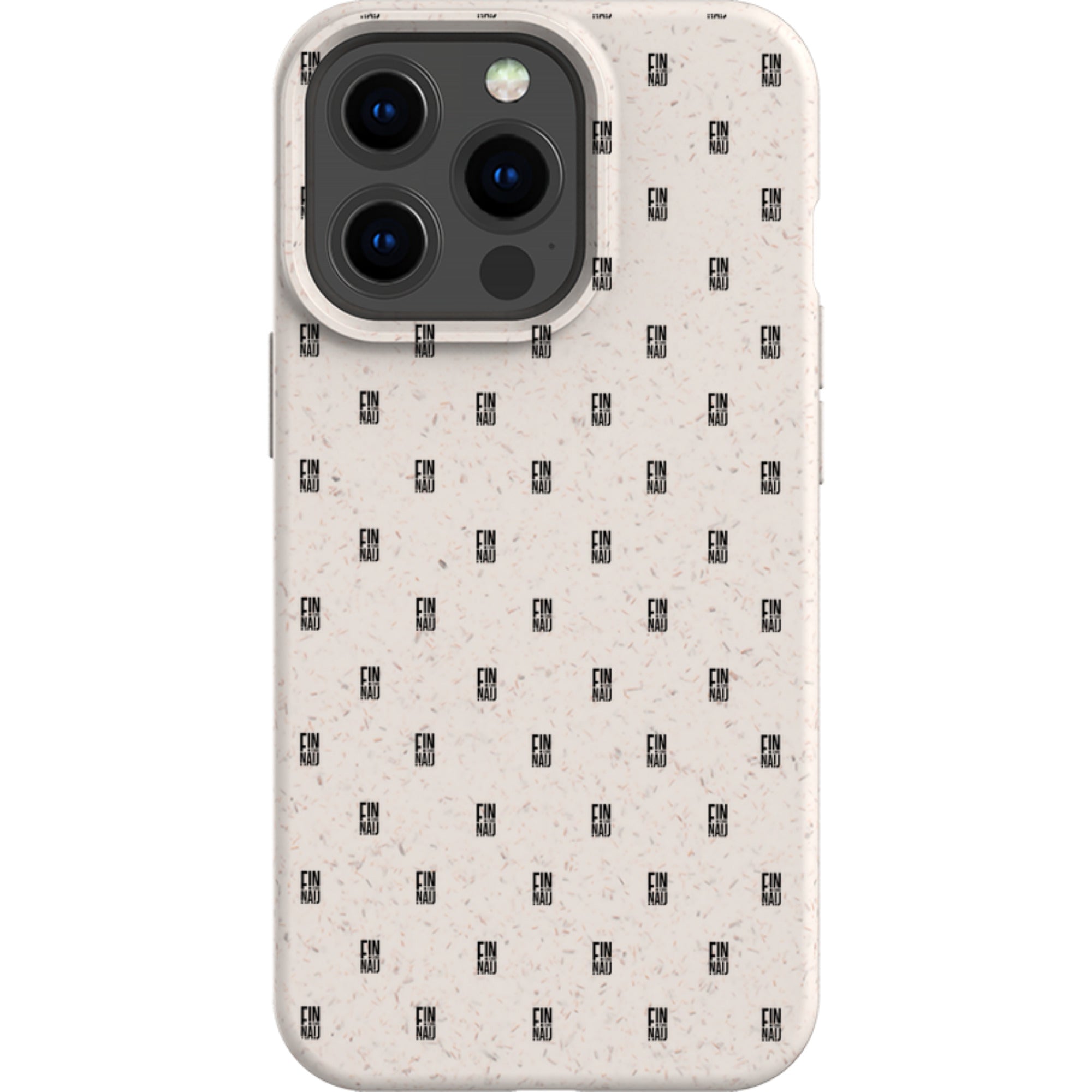 Monogram Natural — iPhone 13 Pro iPhone Bio-degradable Case — Finnaij