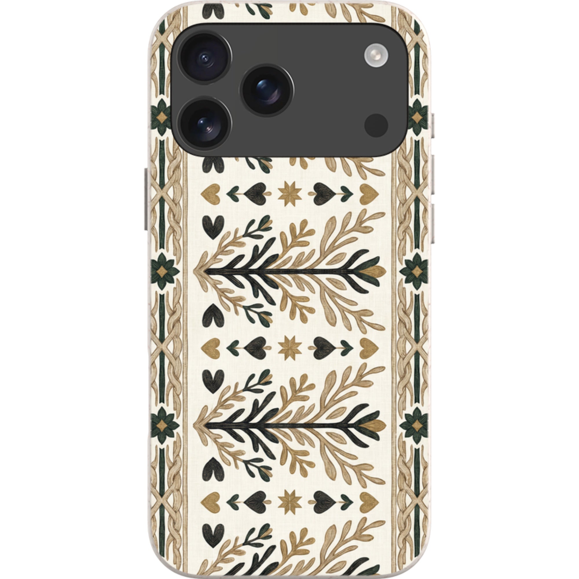 Heritage Border by Elsi Vaarala — iPhone 17 Pro Max iPhone Bio-degradable Case — Finnaij
