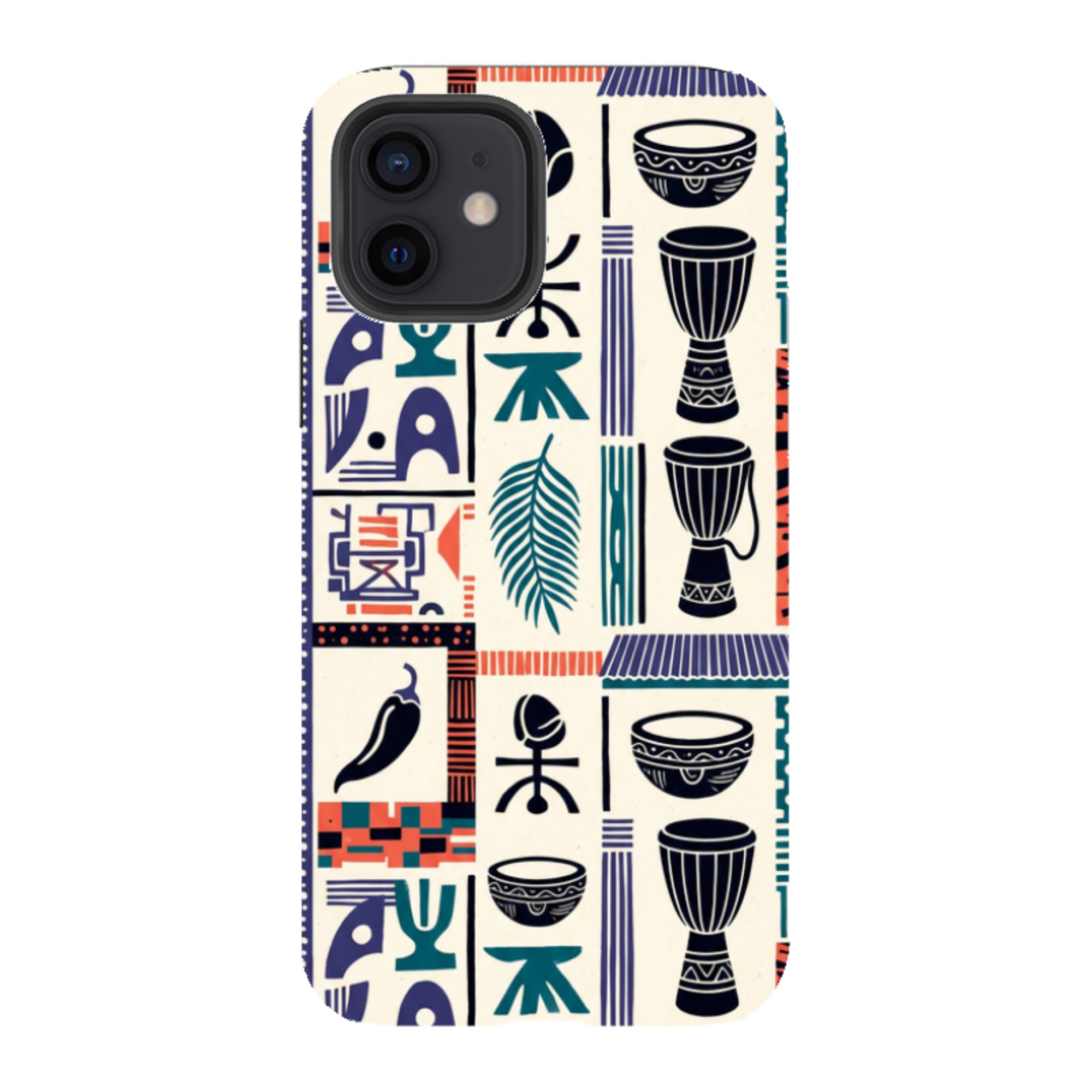 Market Day Icons by Ada Okoye - iPhone Tough Case