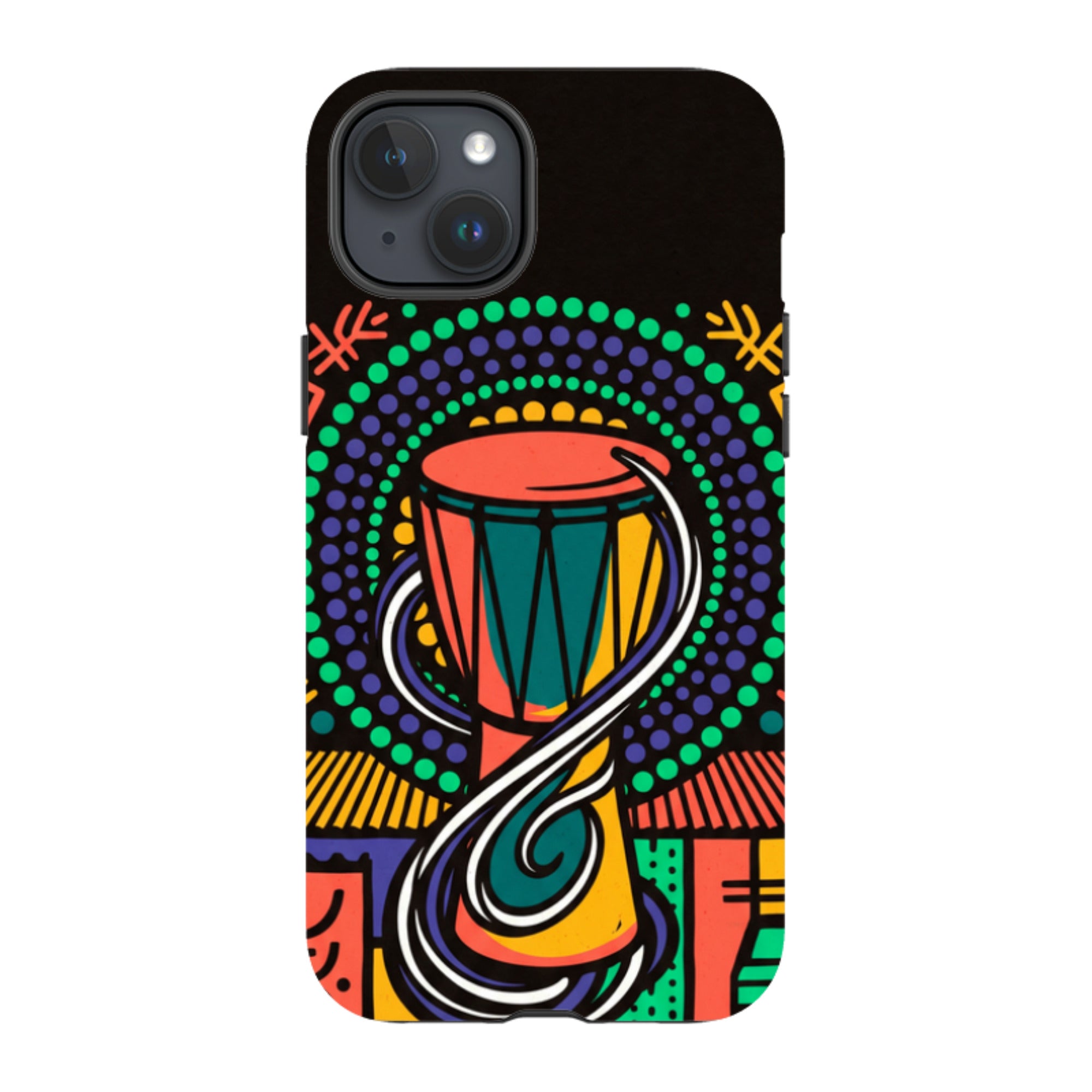 Talking Drum Halo by Ada Okoye — Tough Case for iPhone — Finnaij
