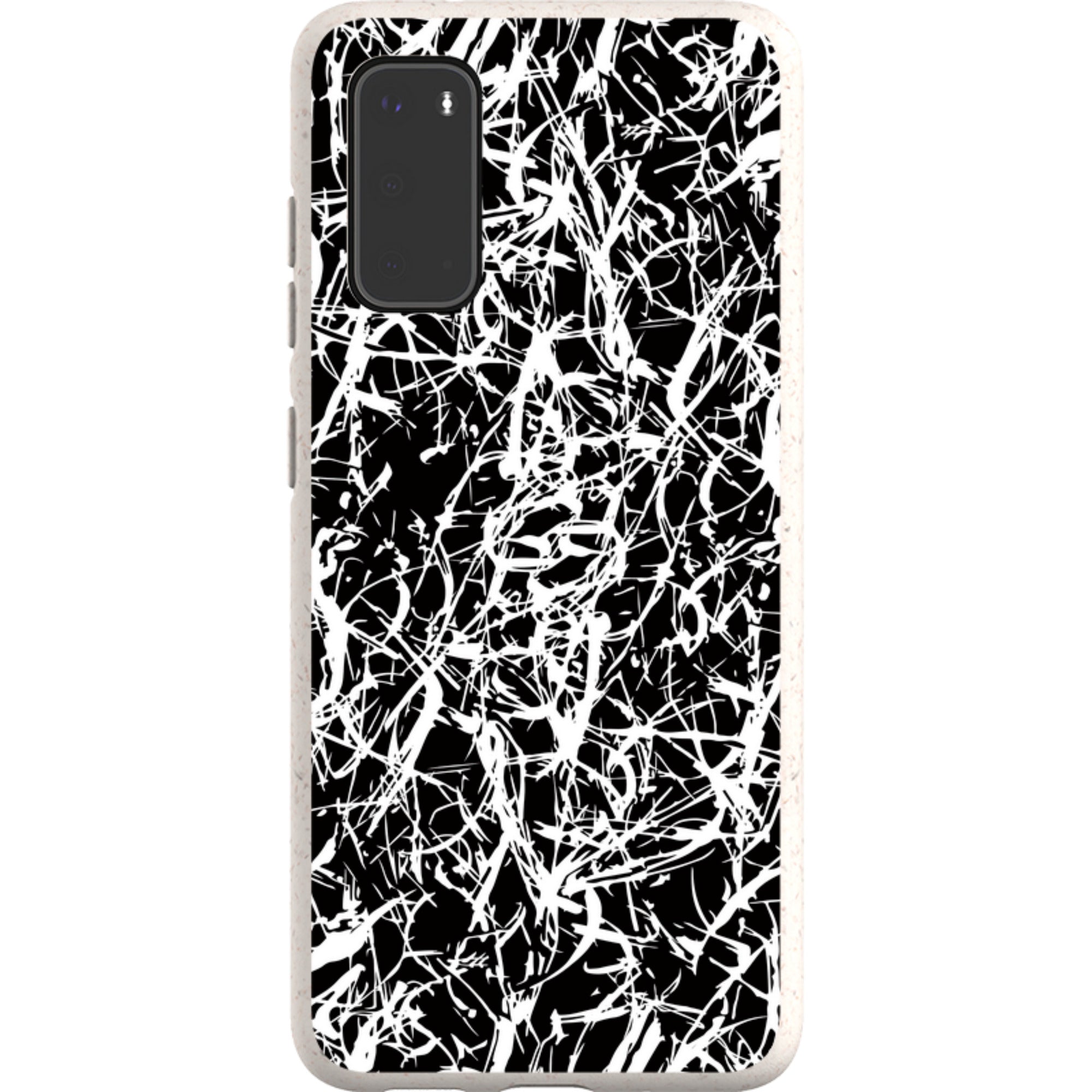 Black-White Grunge — Samsung Galaxy Bio-degradable Case — Finnaij