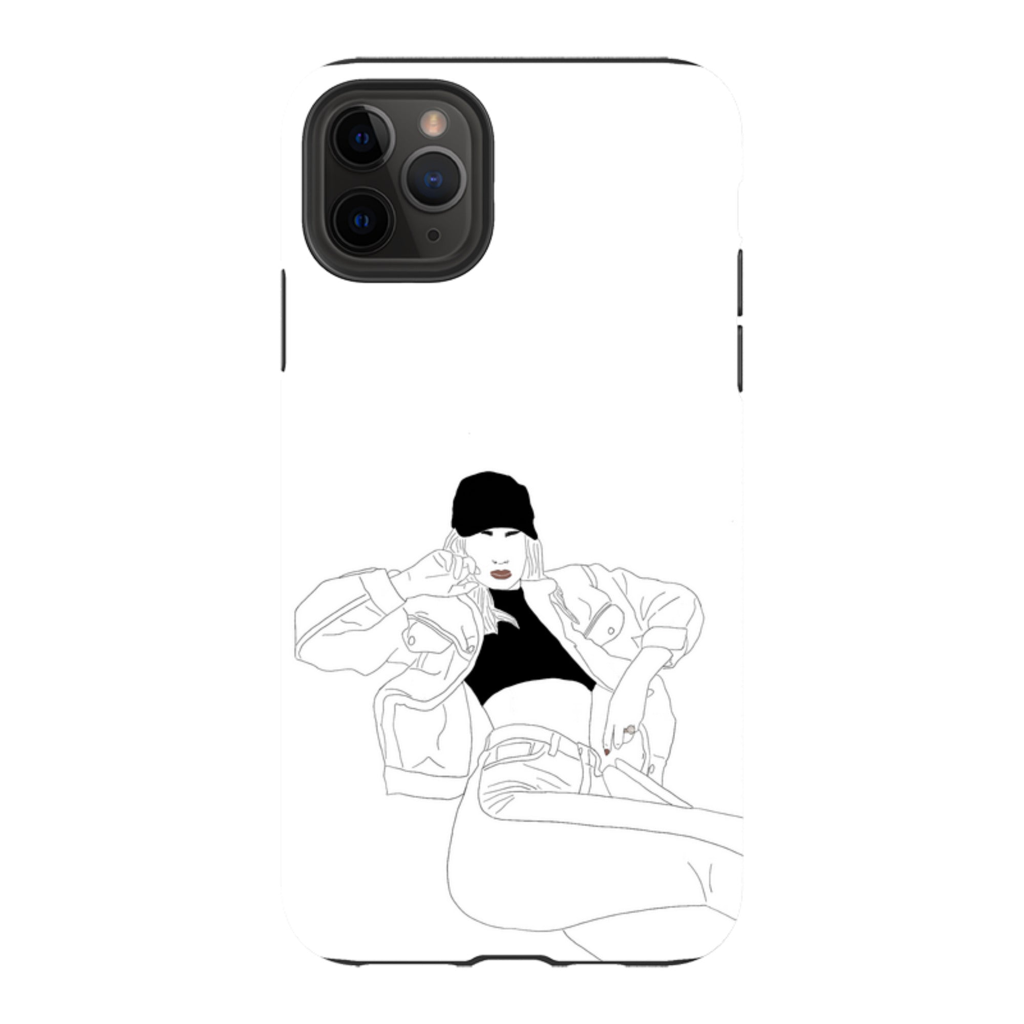 Black Cap by Keagan Haight - iPhone Tough Case