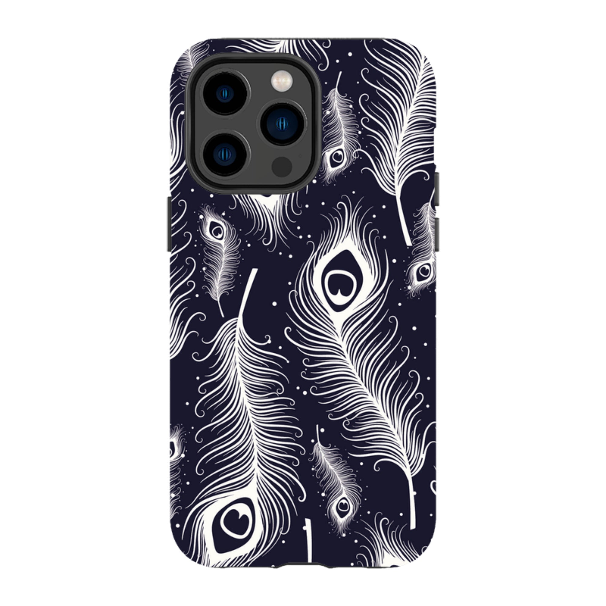 Feathers in Bloom — Apple iPhone Tough Case — Finnaij