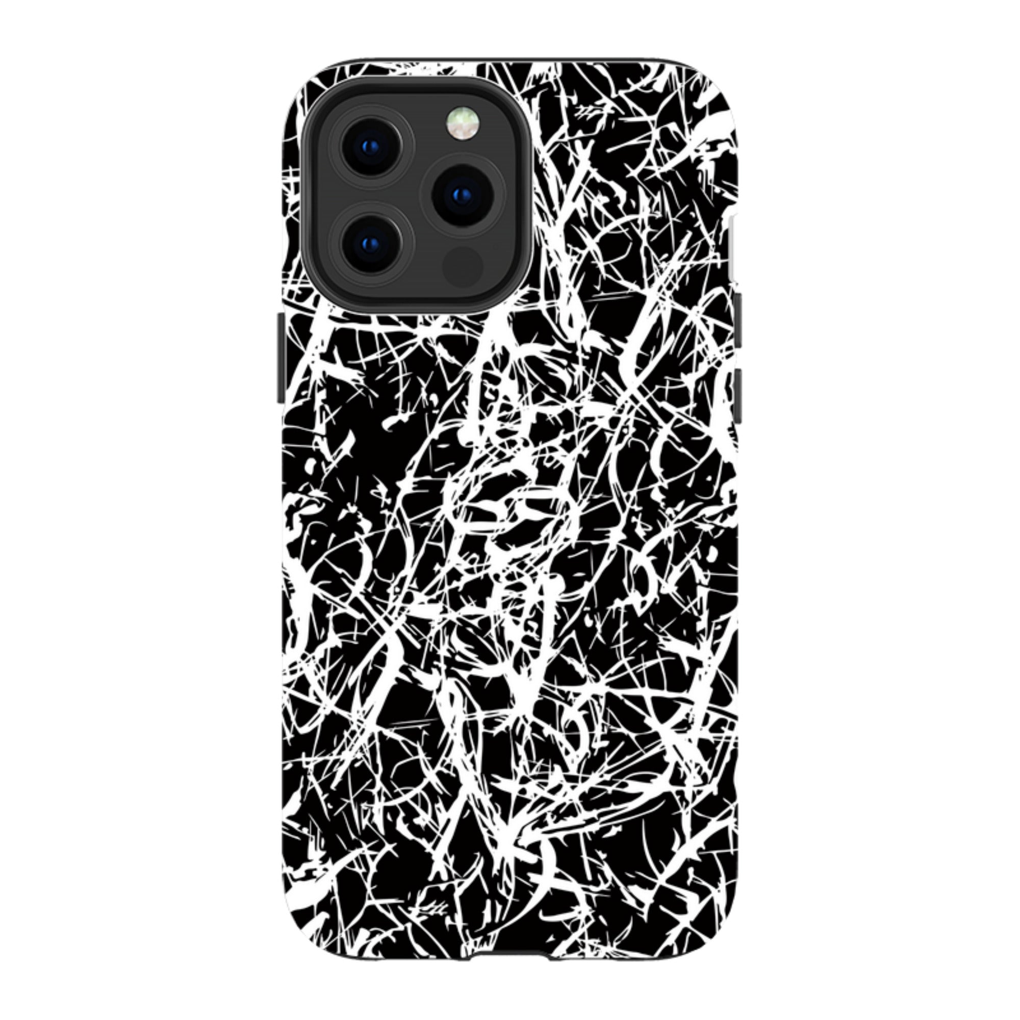 Black-White Grunge — Apple iPhone Tough Case — Finnaij
