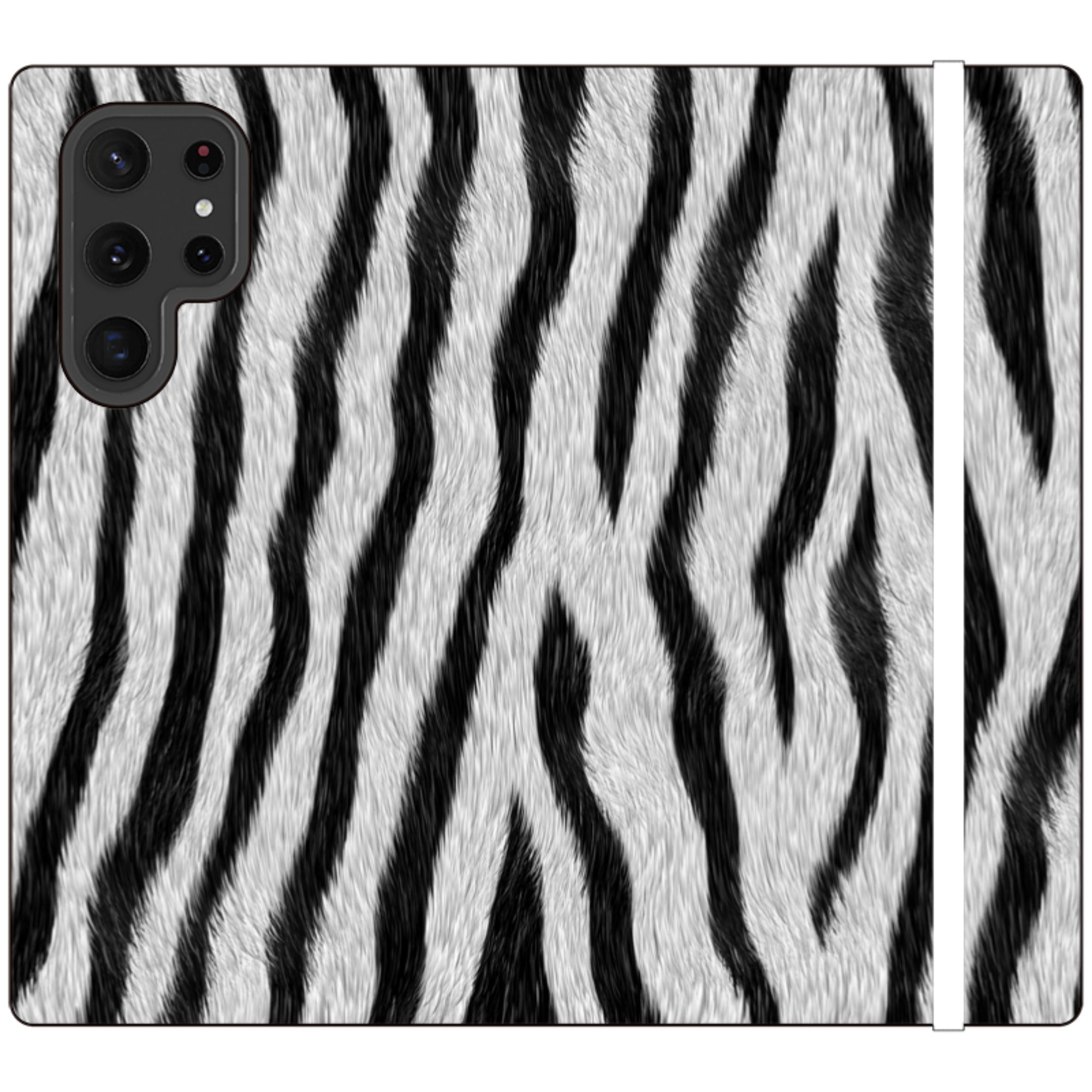 Zebra Groove — Folio Wallet Case — Finnaij