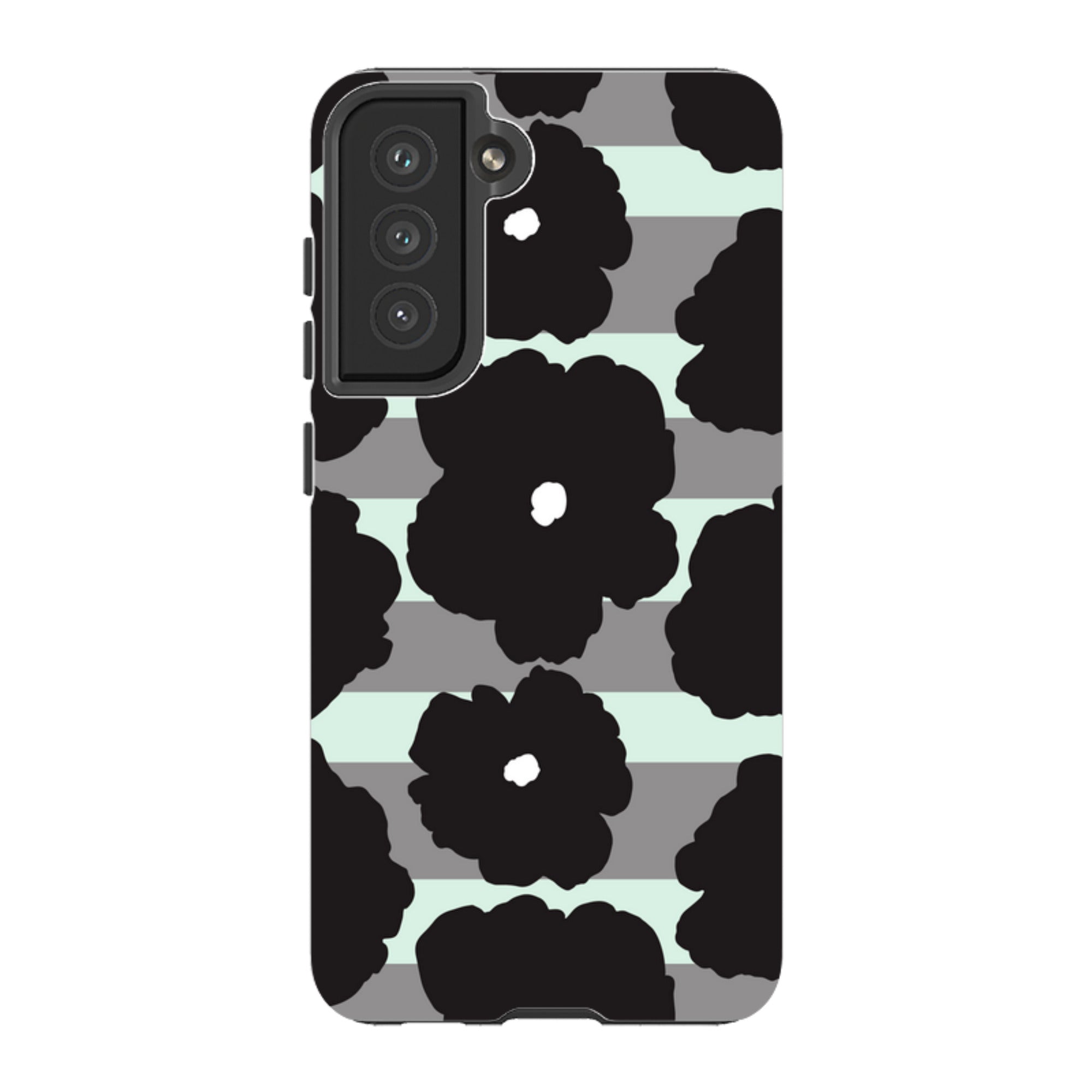 Bold Floral Black — Samsung Galaxy Tough Case — Finnaij