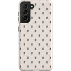 Monogram Natural — S21 Samsung Galaxy Bio-degradable Case — Finnaij