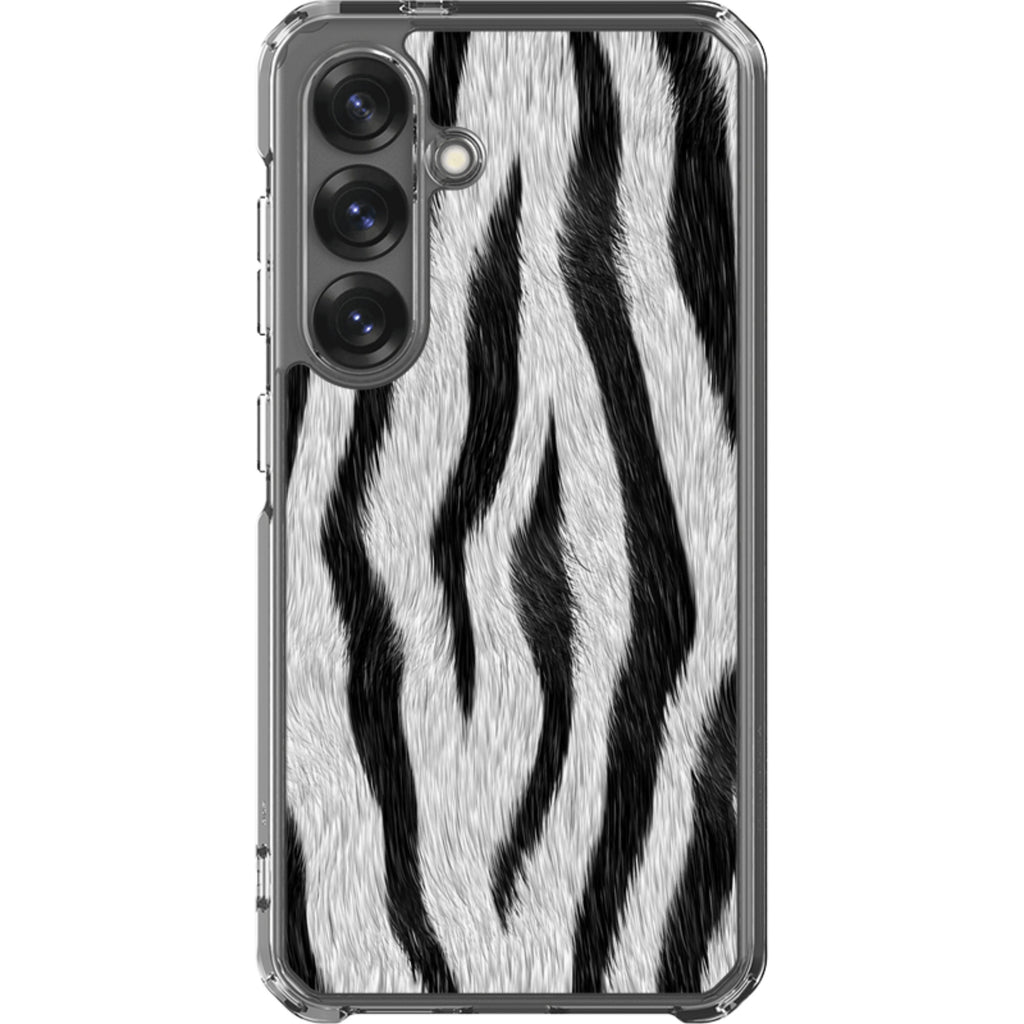 Zebra Groove — Galaxy Clear Impact Case for Samsung Galaxy — Finnaij