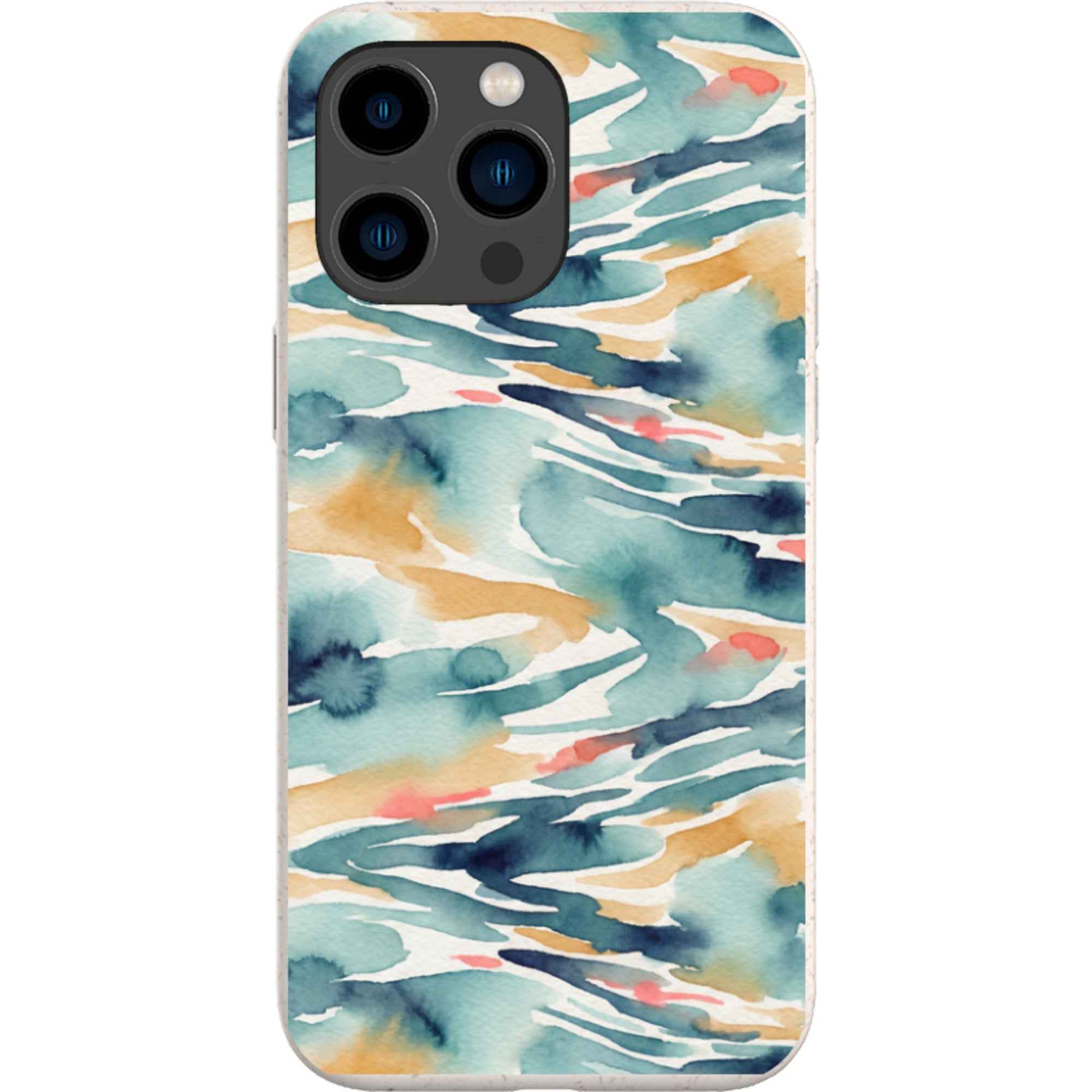 River Reflection Pattern Crop by Tobi Akinyemi — iPhone 15 Pro Max iPhone Bio-degradable Case — Finnaij