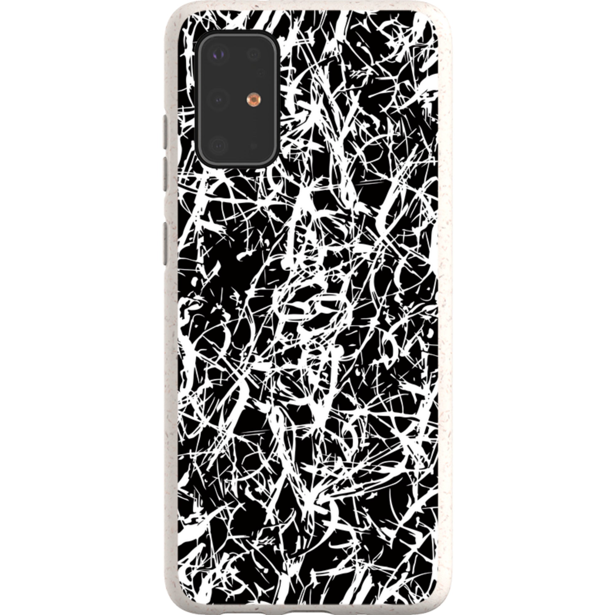 Black-White Grunge — Samsung Galaxy Bio-degradable Case — Finnaij