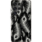 Feathers in Bloom Black Bio-degradable Case for Samsung Galaxy — Finnaij