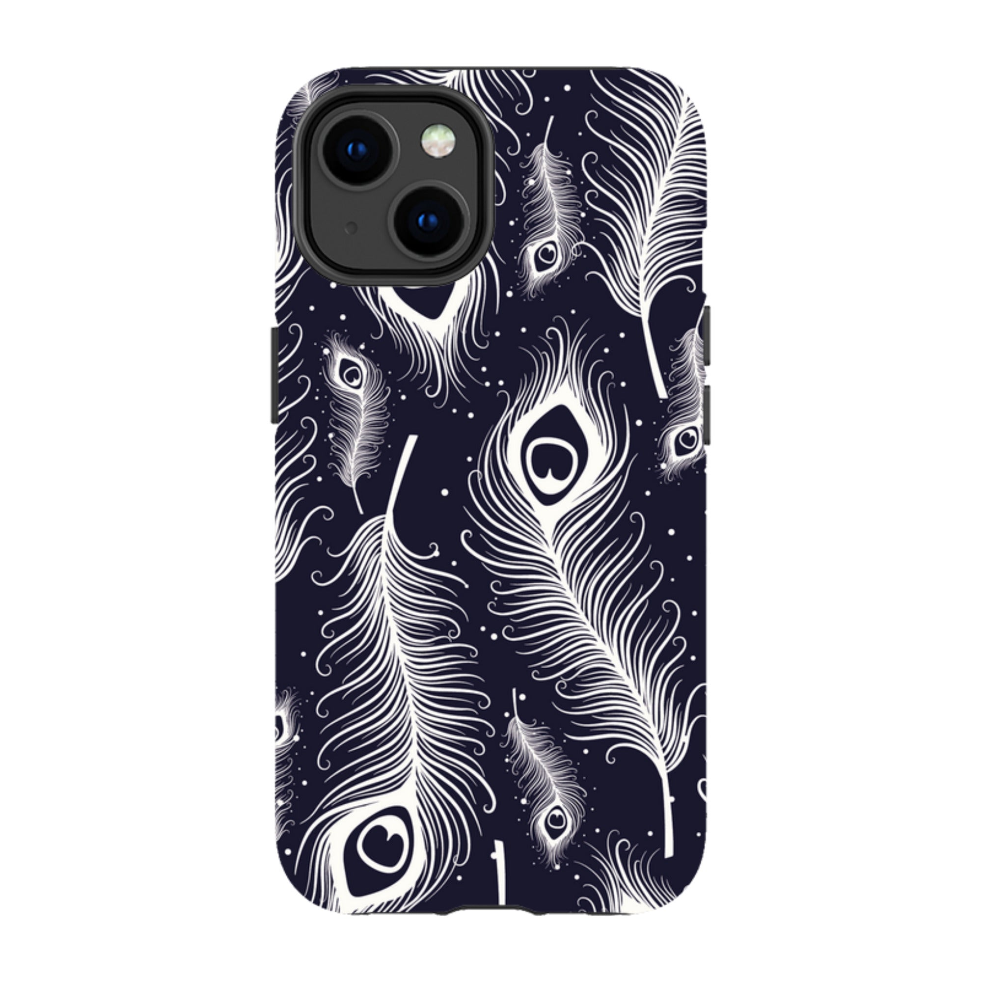 Feathers in Bloom — Apple iPhone Tough Case — Finnaij