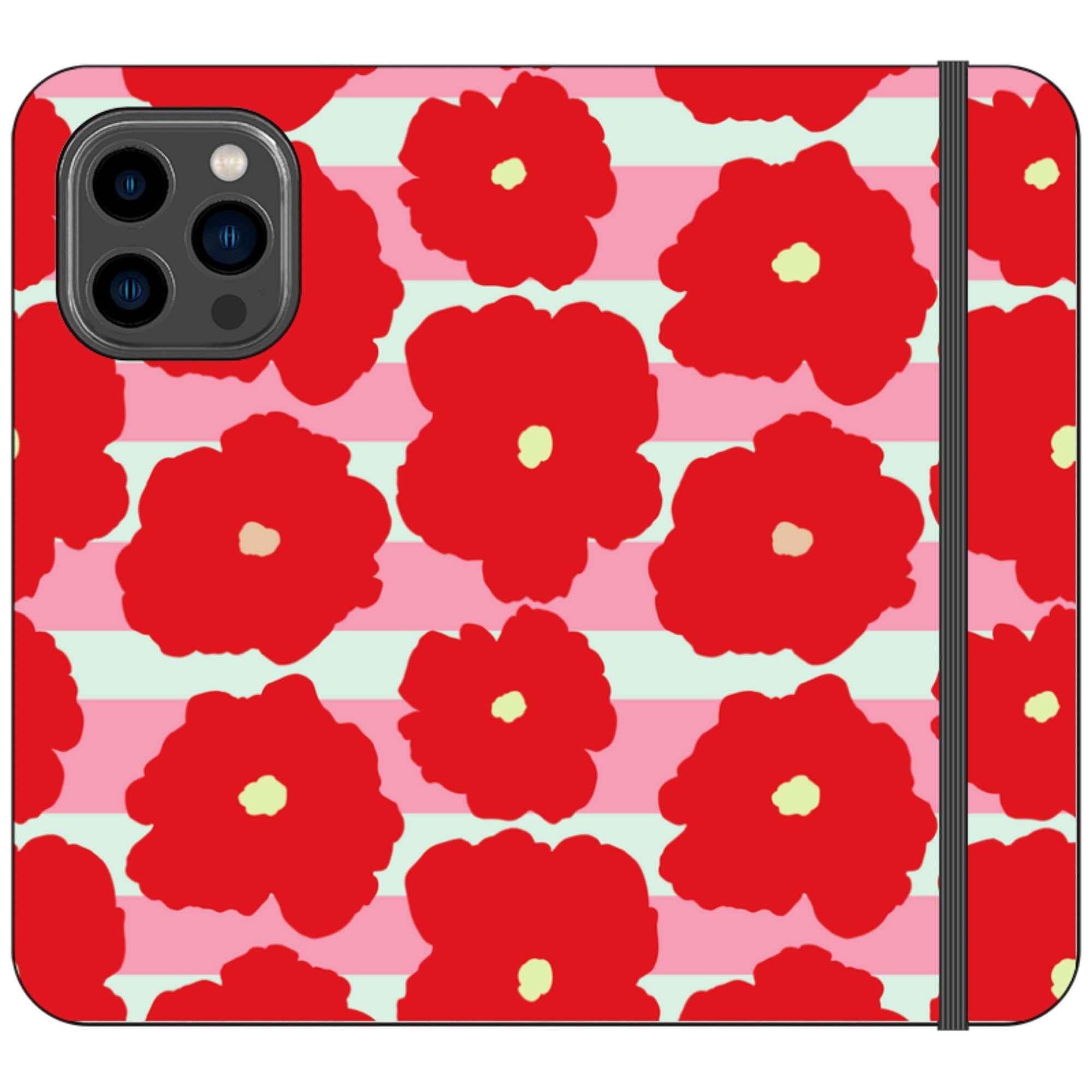 Bold Floral — iPhone 14 Pro Max Wallet Case — Finnaij