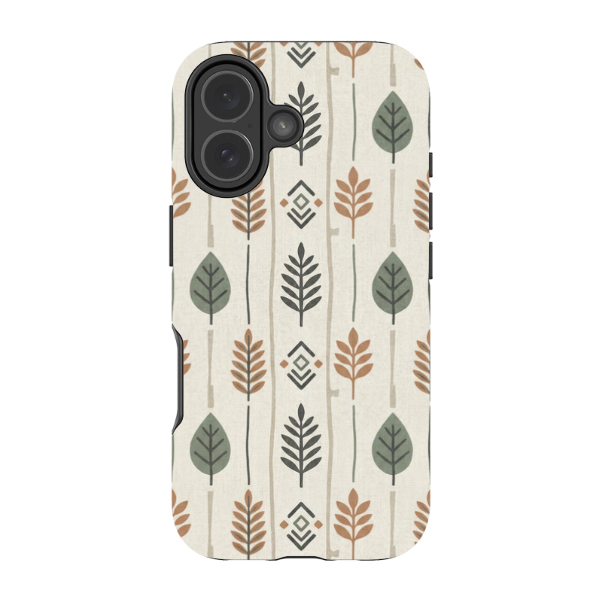 Birch and Linen Pattern by Elsi Vaarala — Apple iPhone Tough Case — Finnaij